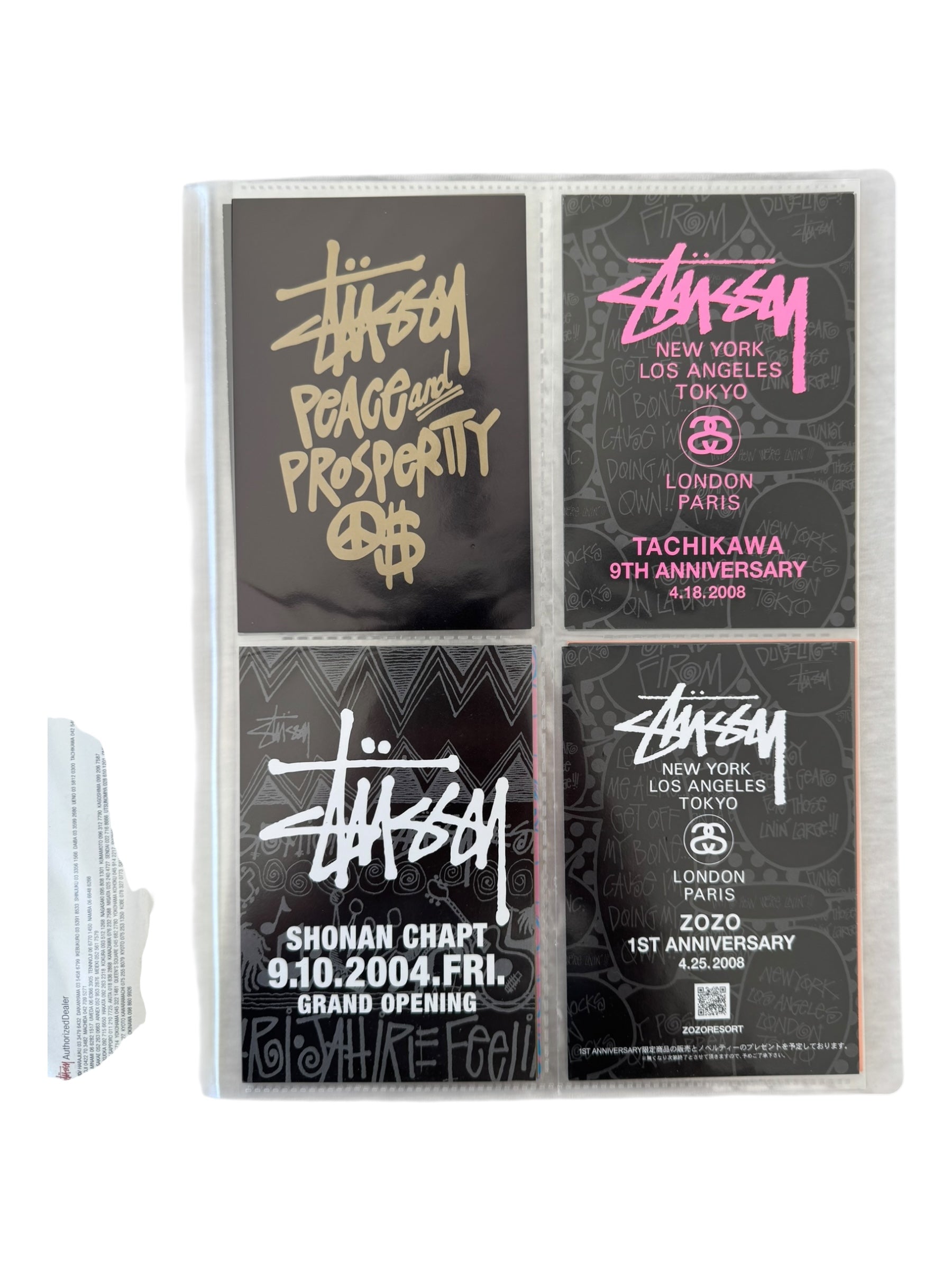 Stussy 90s-00s Postcard Collection & Binder (80+ Postcards)