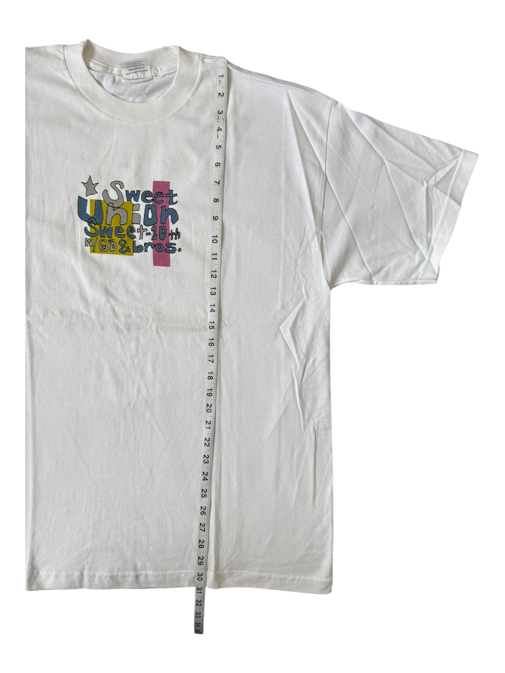 Union 90s Sweet Union 10 Year Anniversary White T-Shirts Size XL