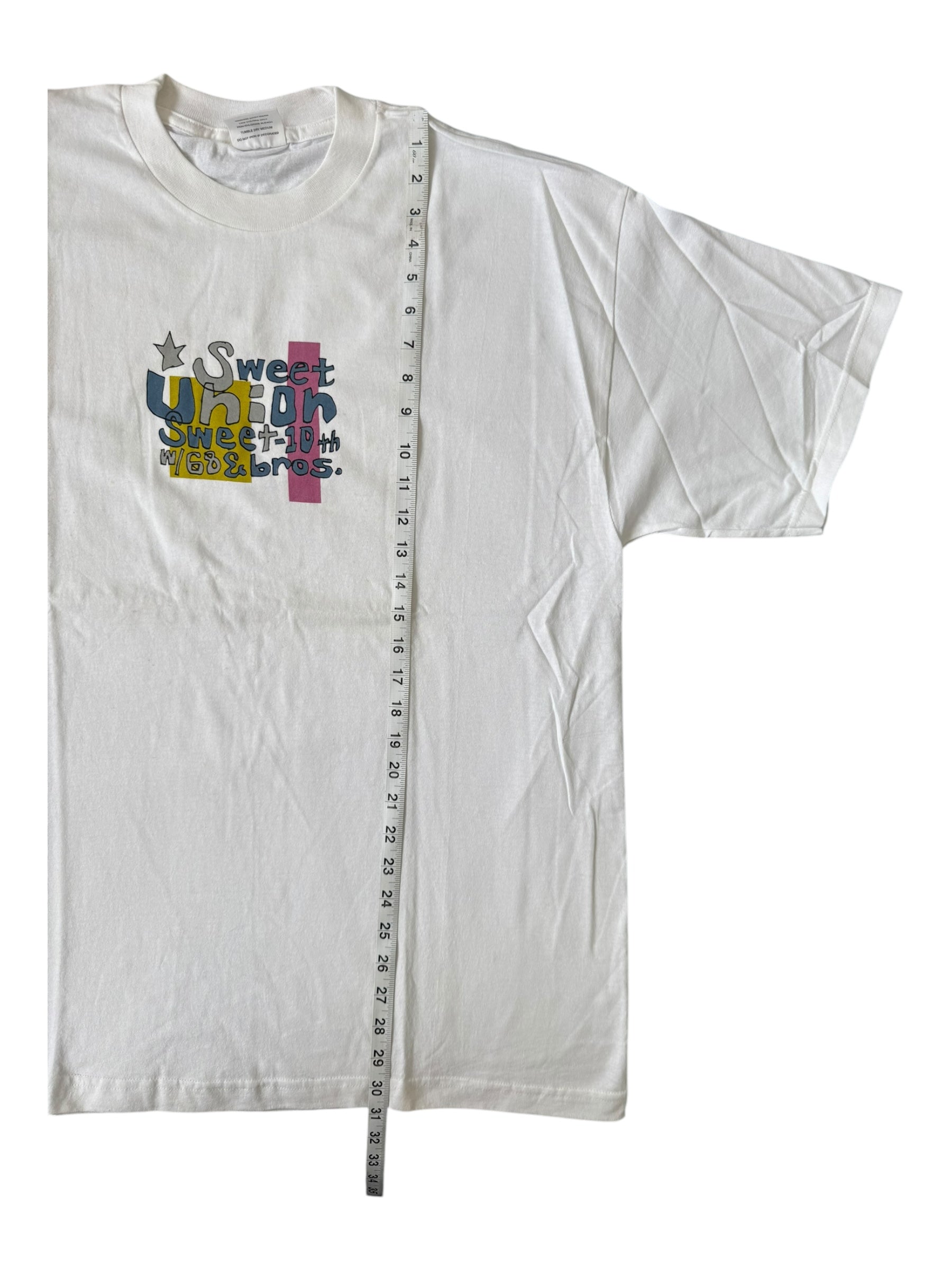 Union 90s Sweet Union 10 Year Anniversary White T-Shirts Size XL
