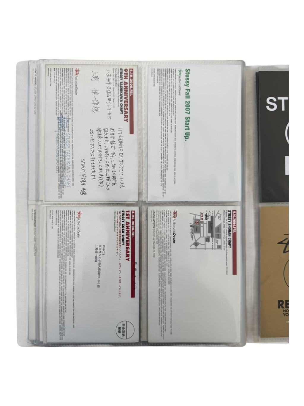 Stussy 90s-00s Postcard Collection & Binder (80+ Postcards)