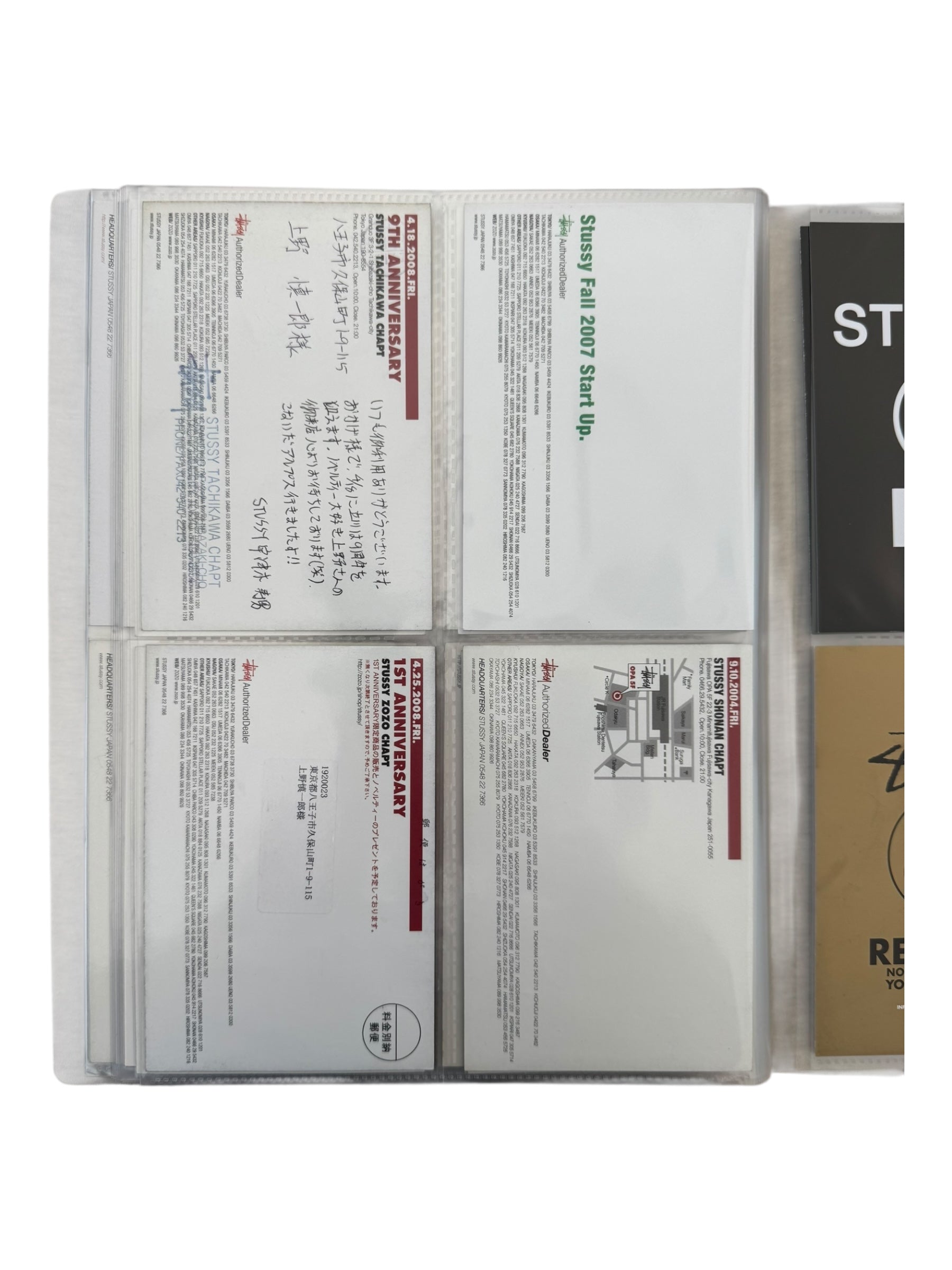 Stussy 90s-00s Postcard Collection & Binder (80+ Postcards)
