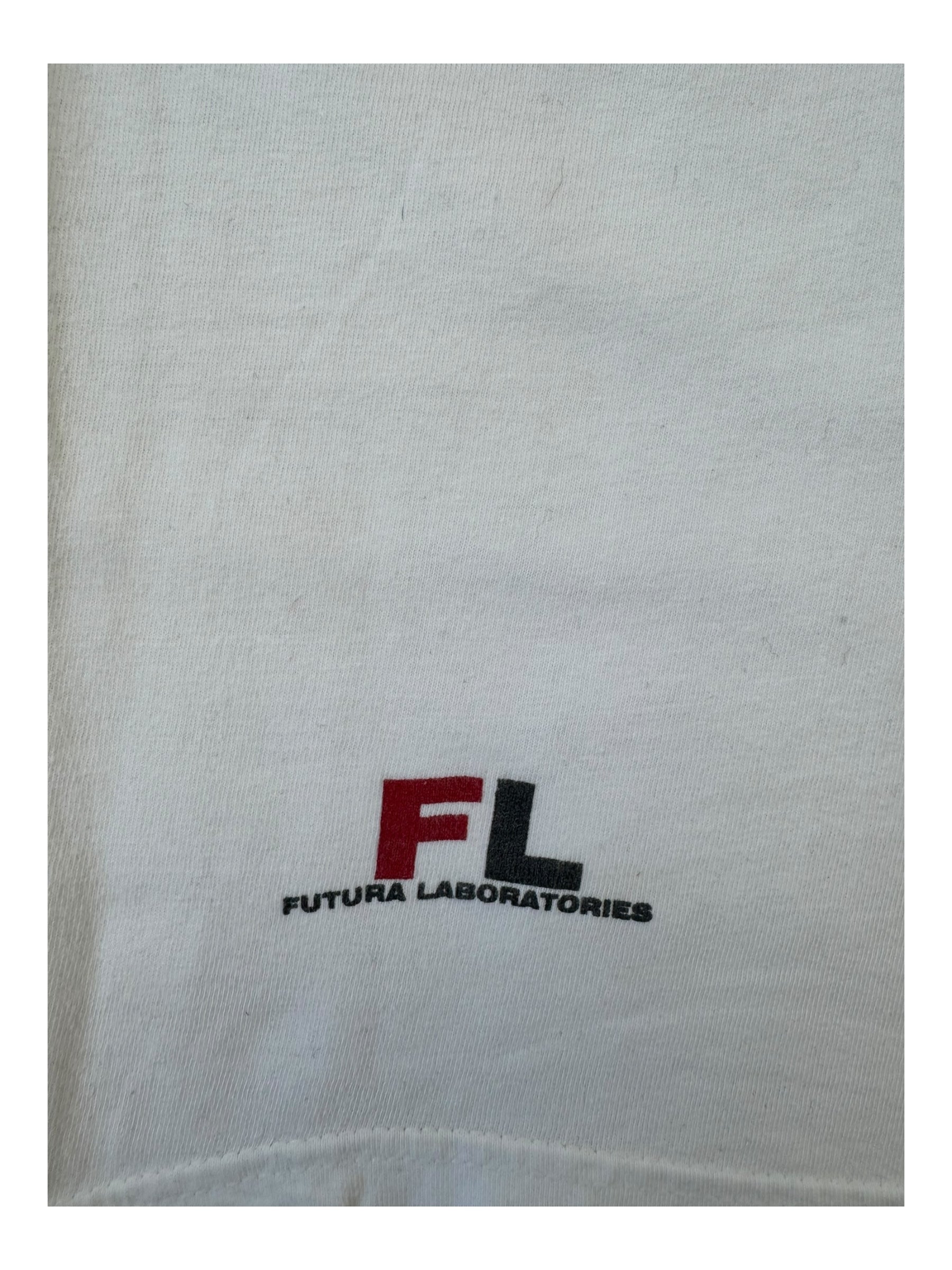 Futura 90s White Puma T-shirt Size Large