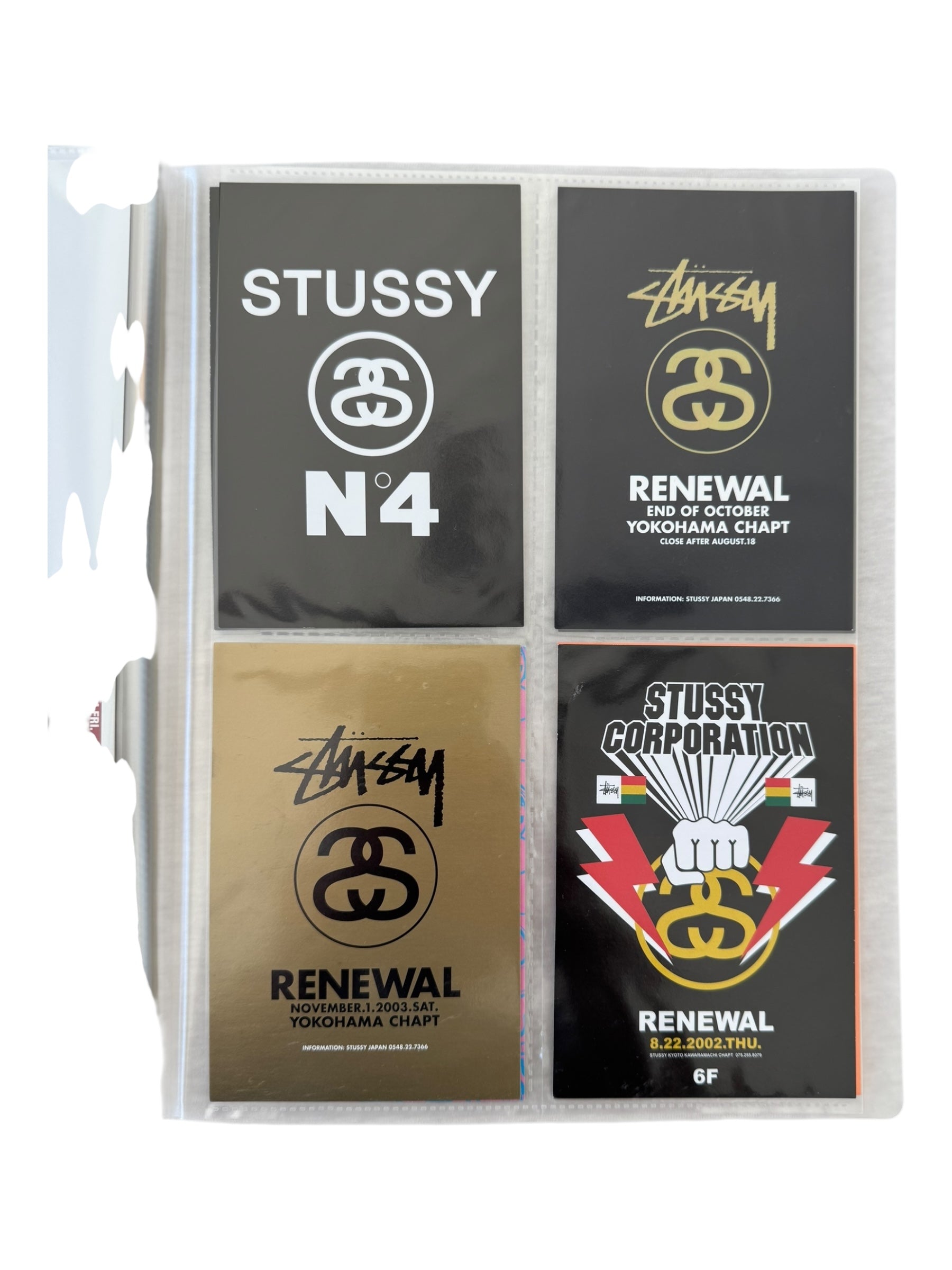 Stussy 90s-00s Postcard Collection & Binder (80+ Postcards)