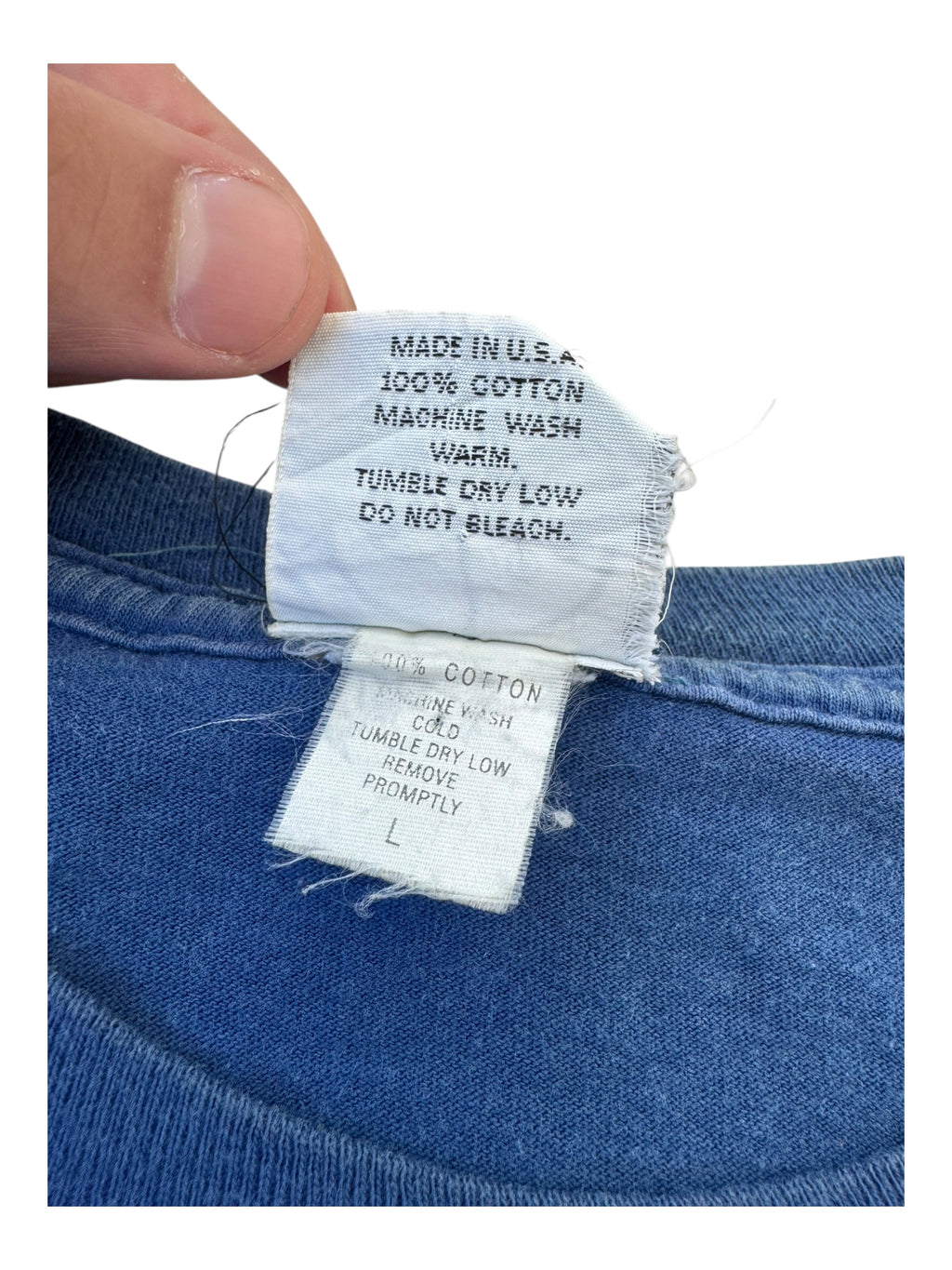 Fuct 90s Blue Fuct Kids Kiss Rip Size Large