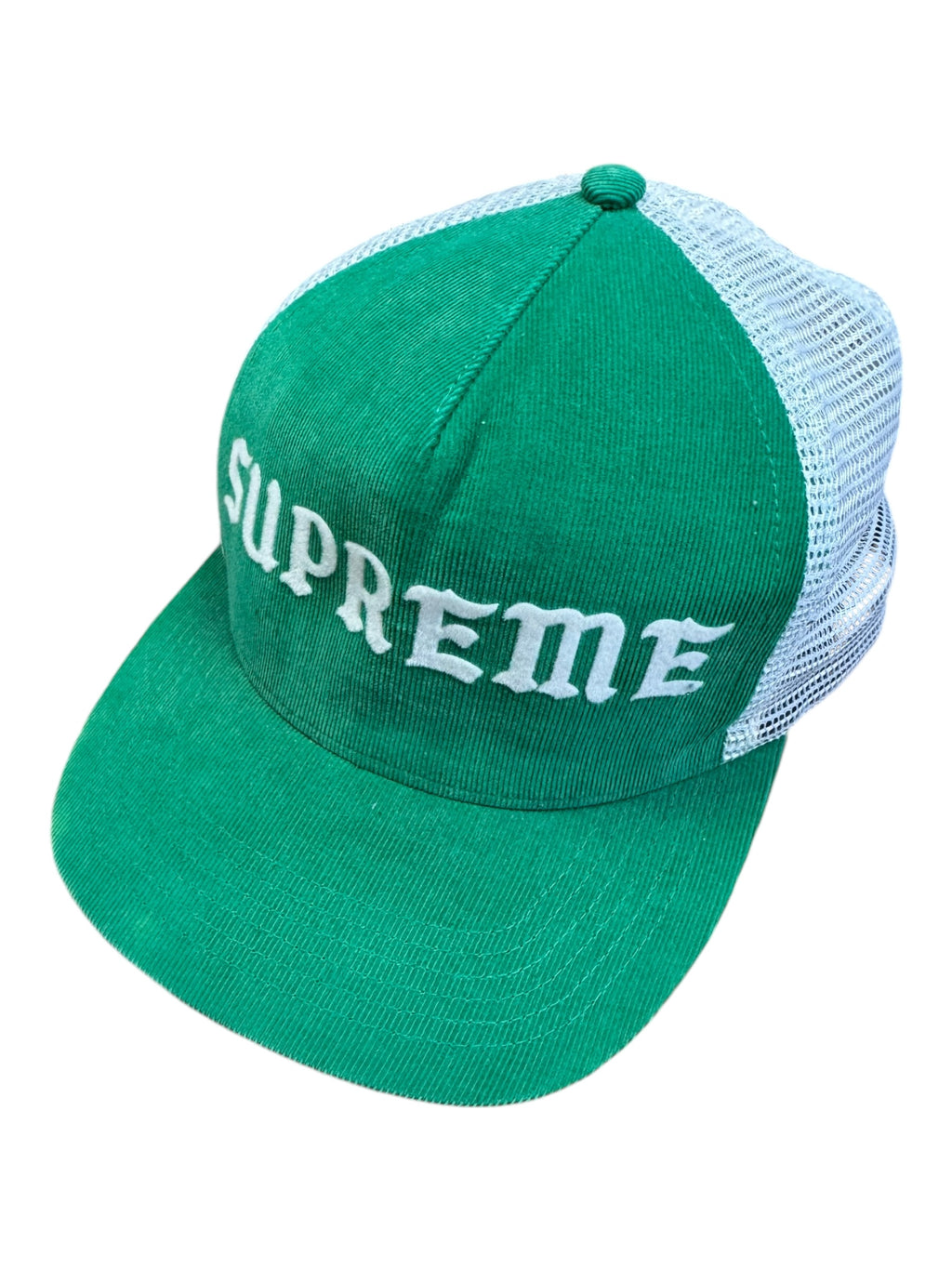 Supreme 14SS Rocksteady Mesh Back 5-Panel Green Snapback