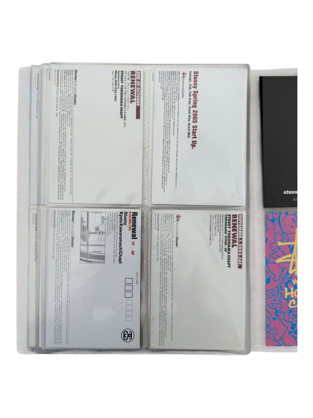 Stussy 90s-00s Postcard Collection & Binder (80+ Postcards)
