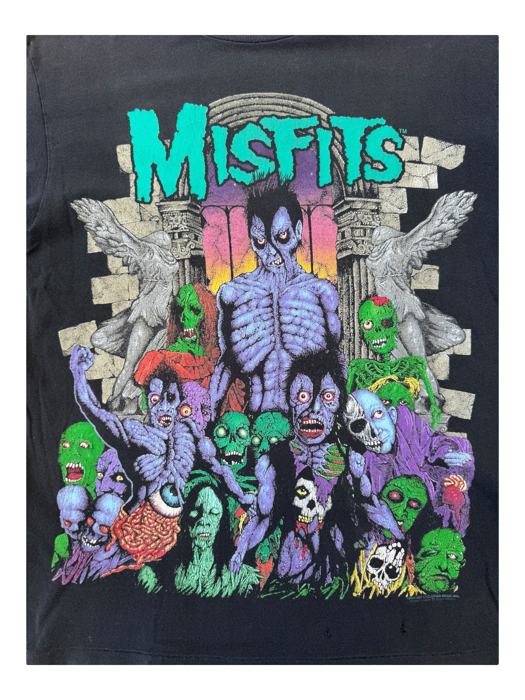 Misfits 1996 Earth A.D. All Sport T-Shirt Mens Size Large