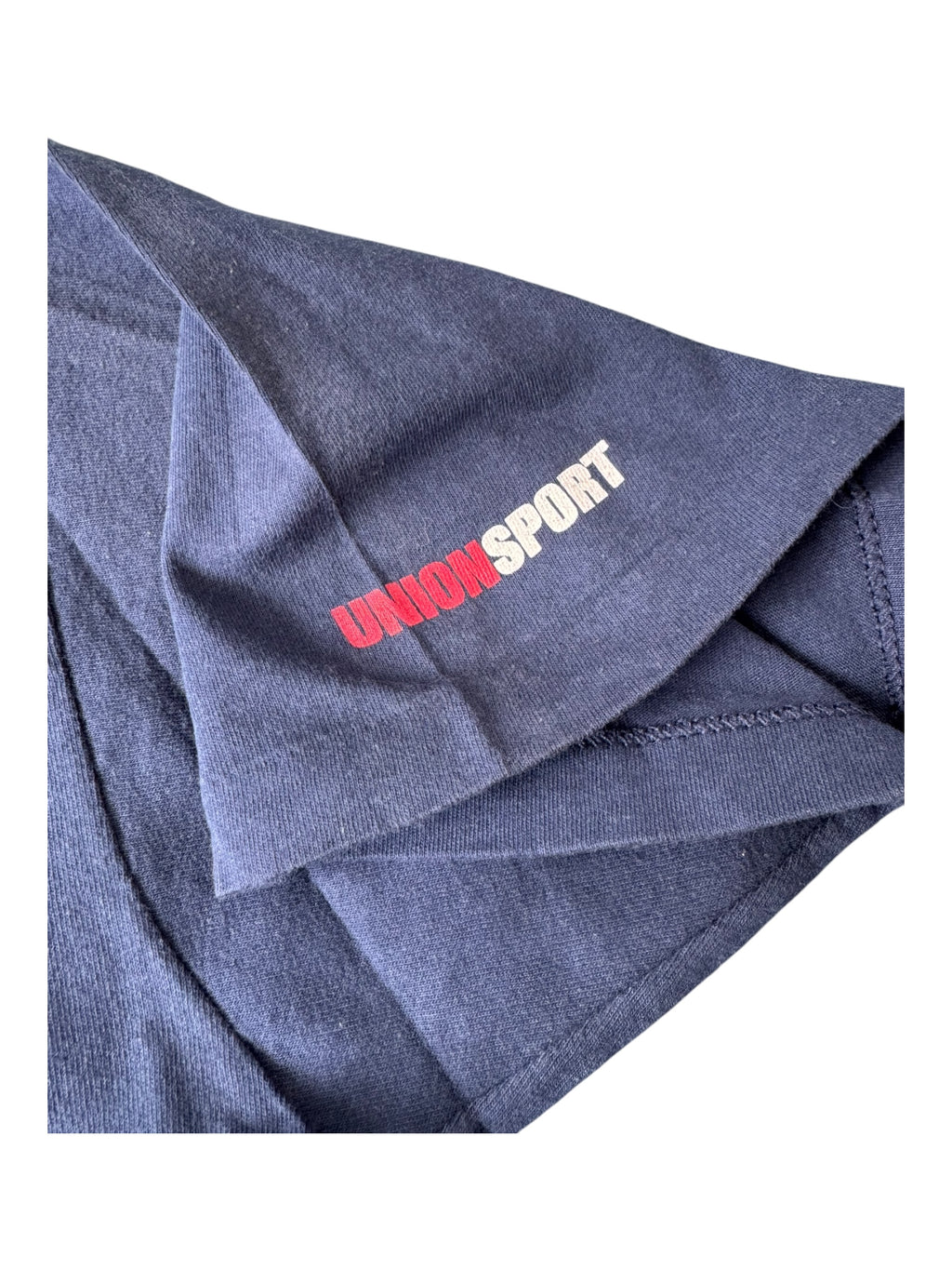 Union 90s Union Sport Rings Logo Navy T-Shirt Size Large