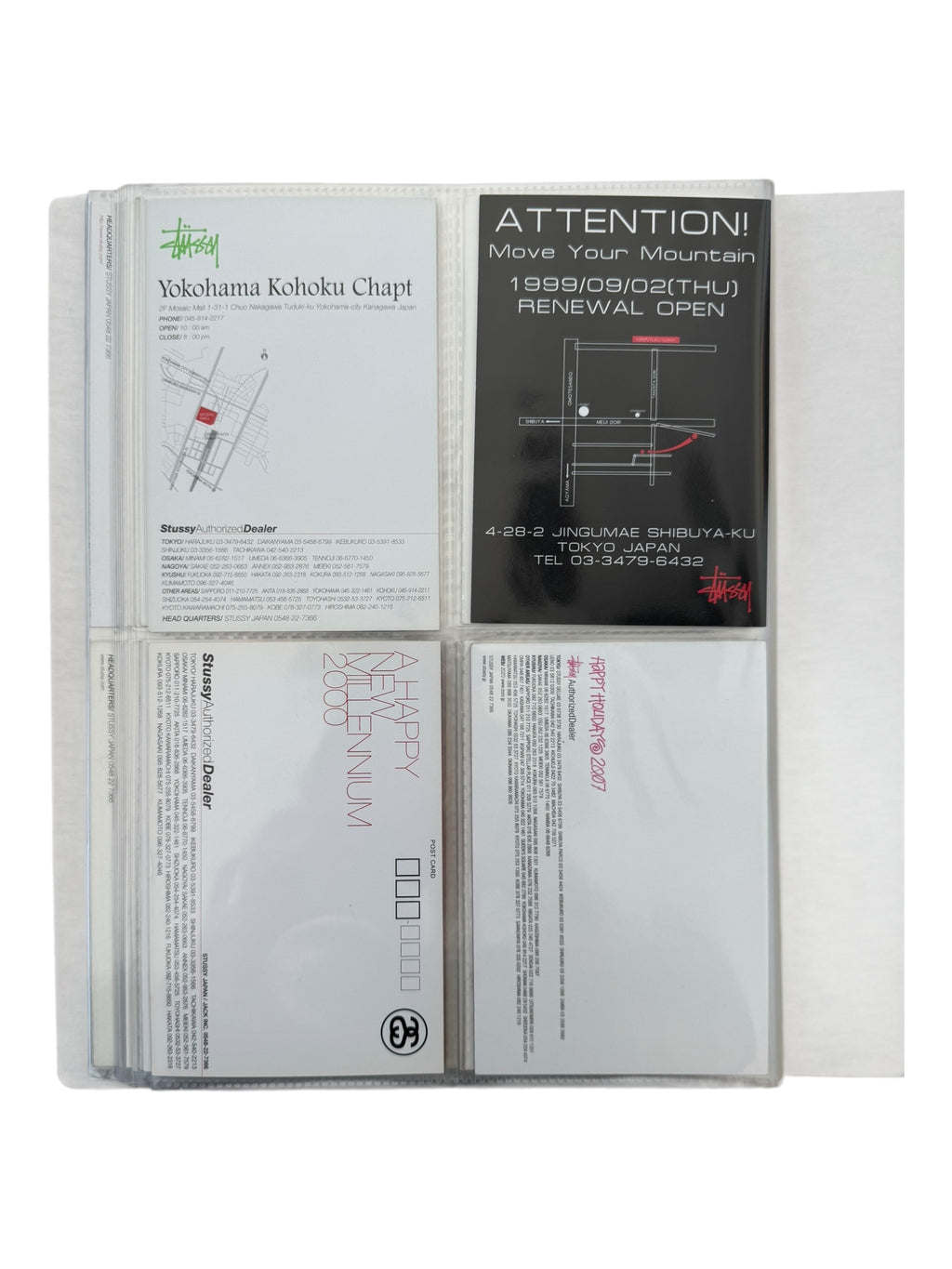 Stussy 90s-00s Postcard Collection & Binder (80+ Postcards)