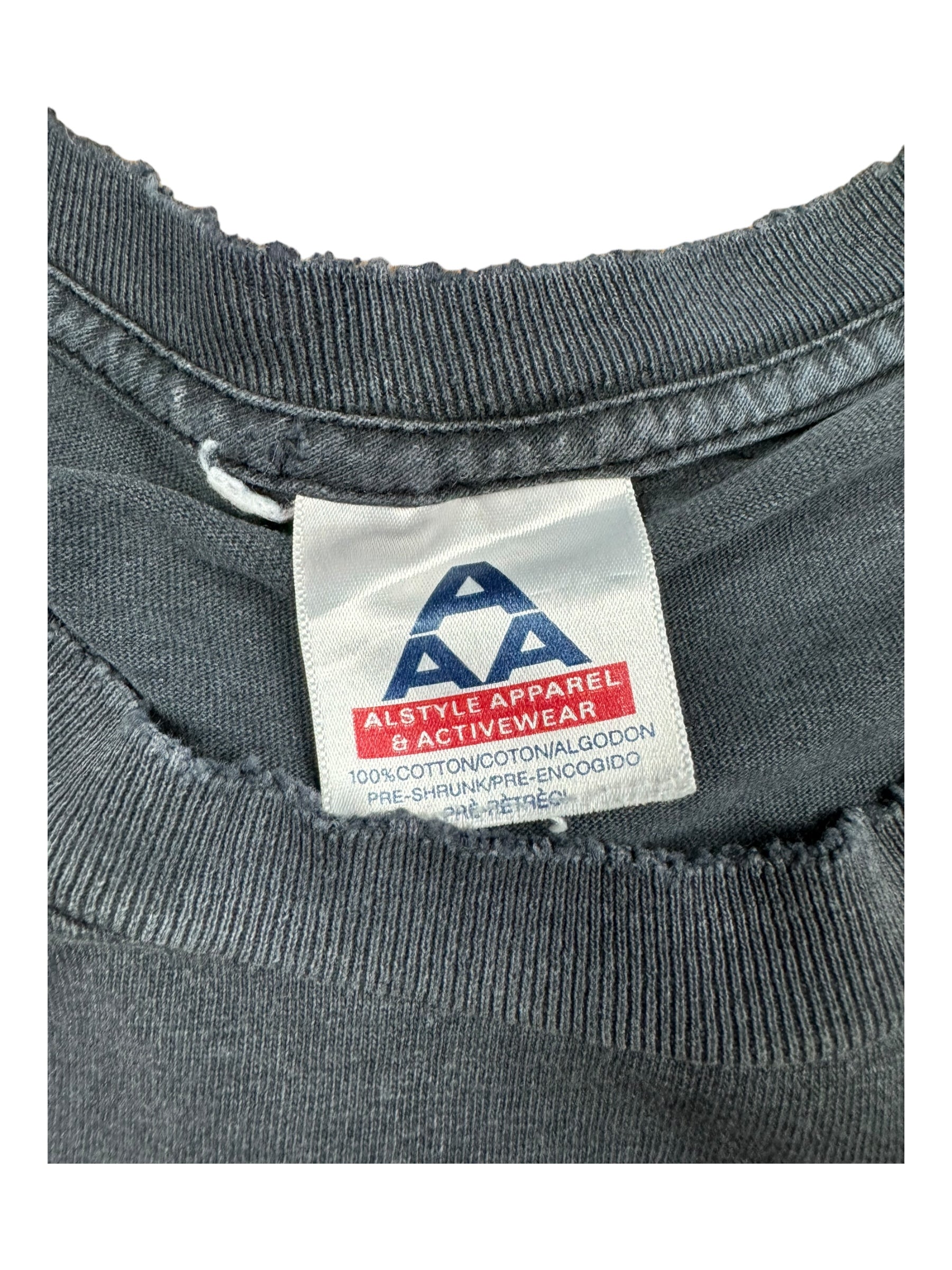 ACDC 00s For those About to Rock Trashed Cutoff Tank Size Medium