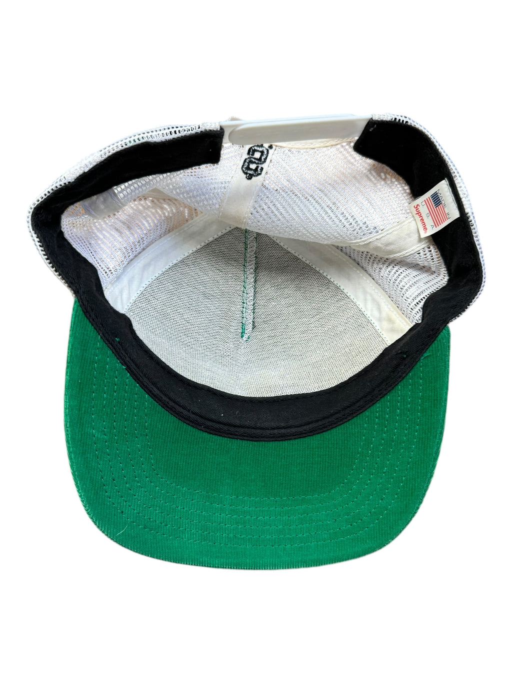 Supreme 14SS Rocksteady Mesh Back 5-Panel Green Snapback