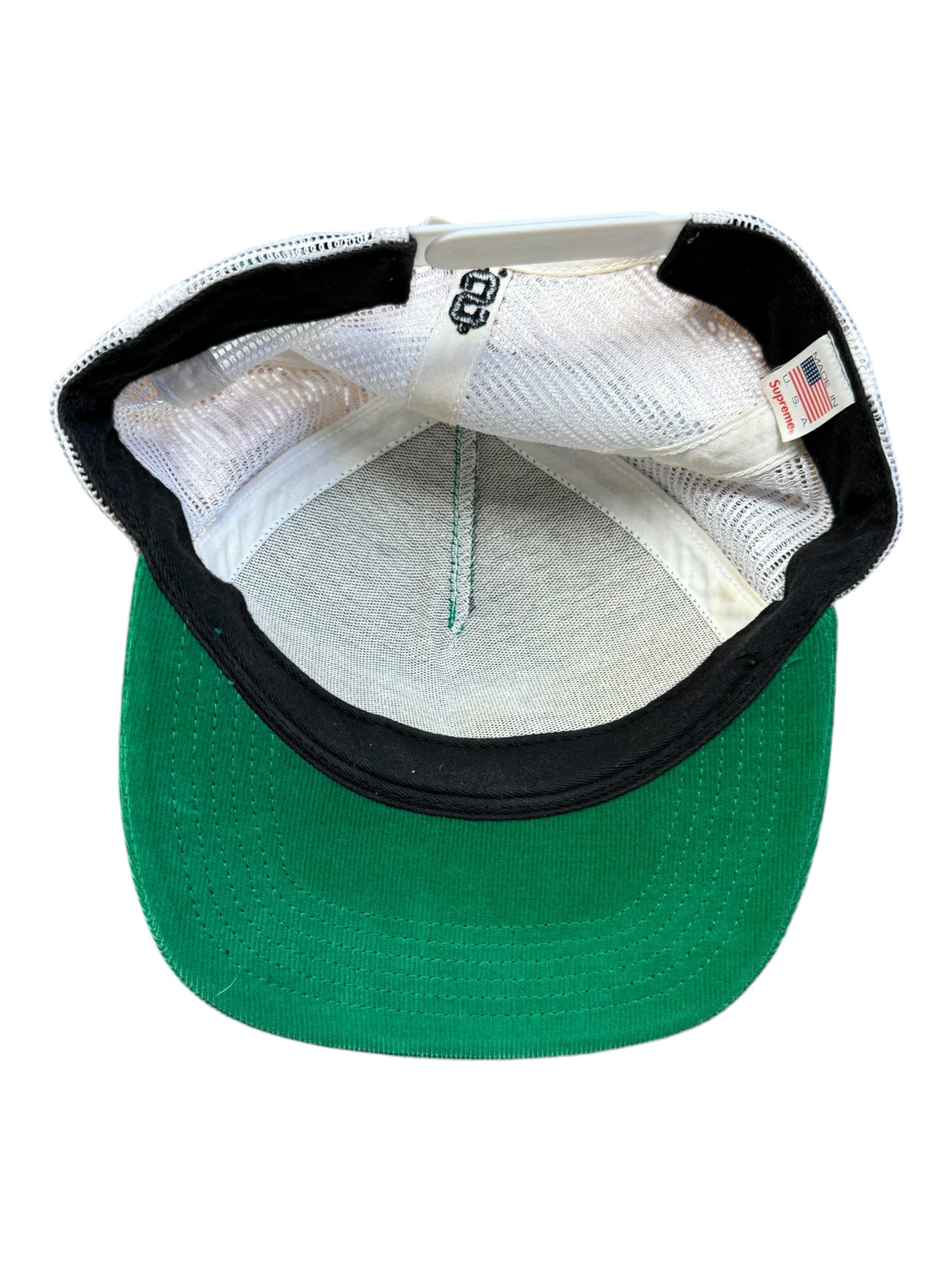 Supreme 14SS Rocksteady Mesh Back 5-Panel Green Snapback