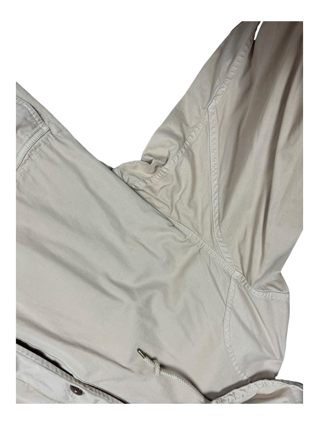 Polo Ralph Lauren 90s Khaki Utility Pocket Jacket Corduroy Collar Size XXL