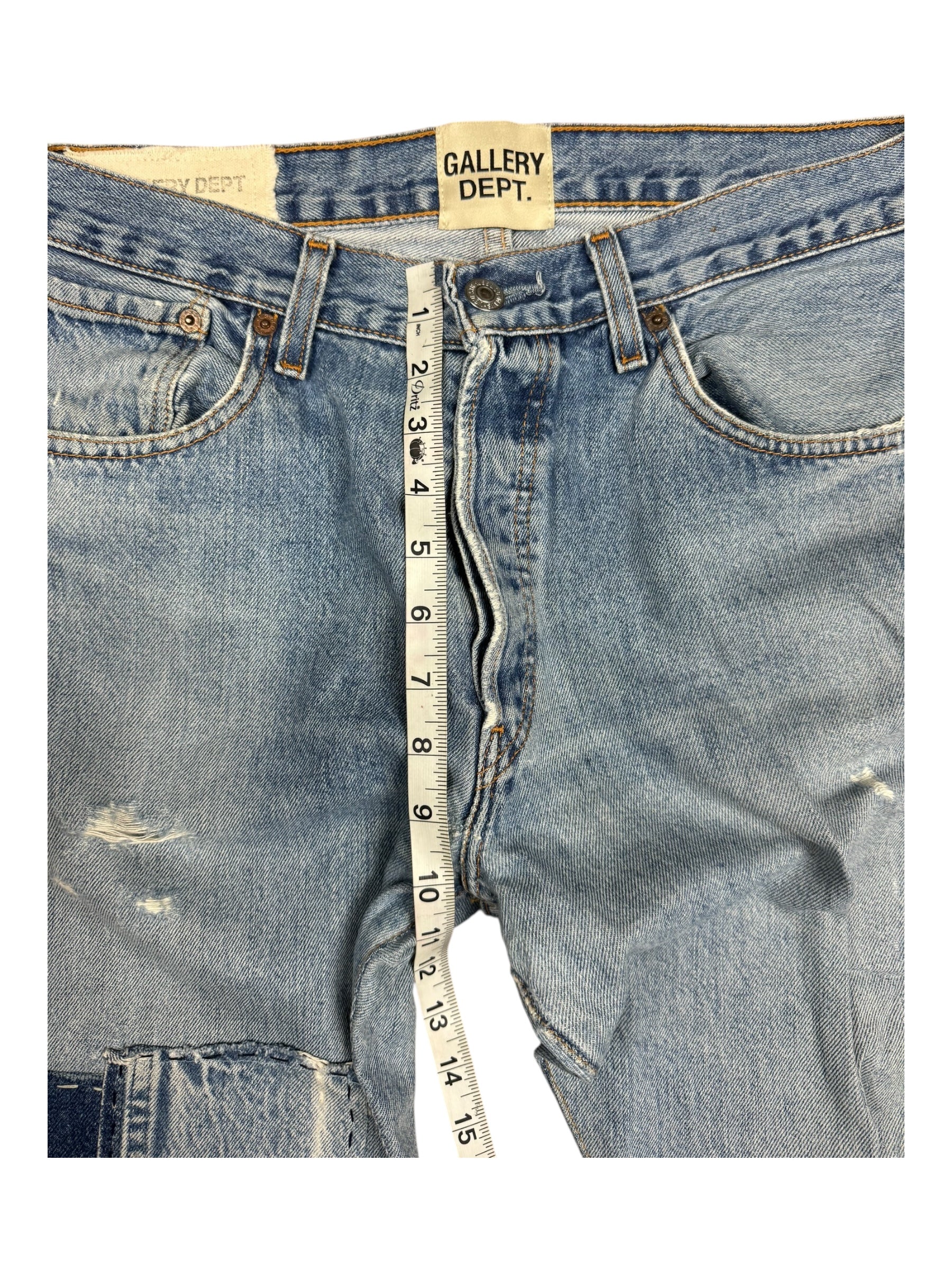 Galllery Dept x Levis Patchwork Denim Jeans SIze 32