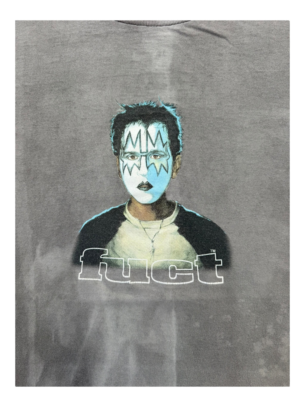 Fuct 90s Erik Brunetti Ace Frehley Makeup Faded Size Large