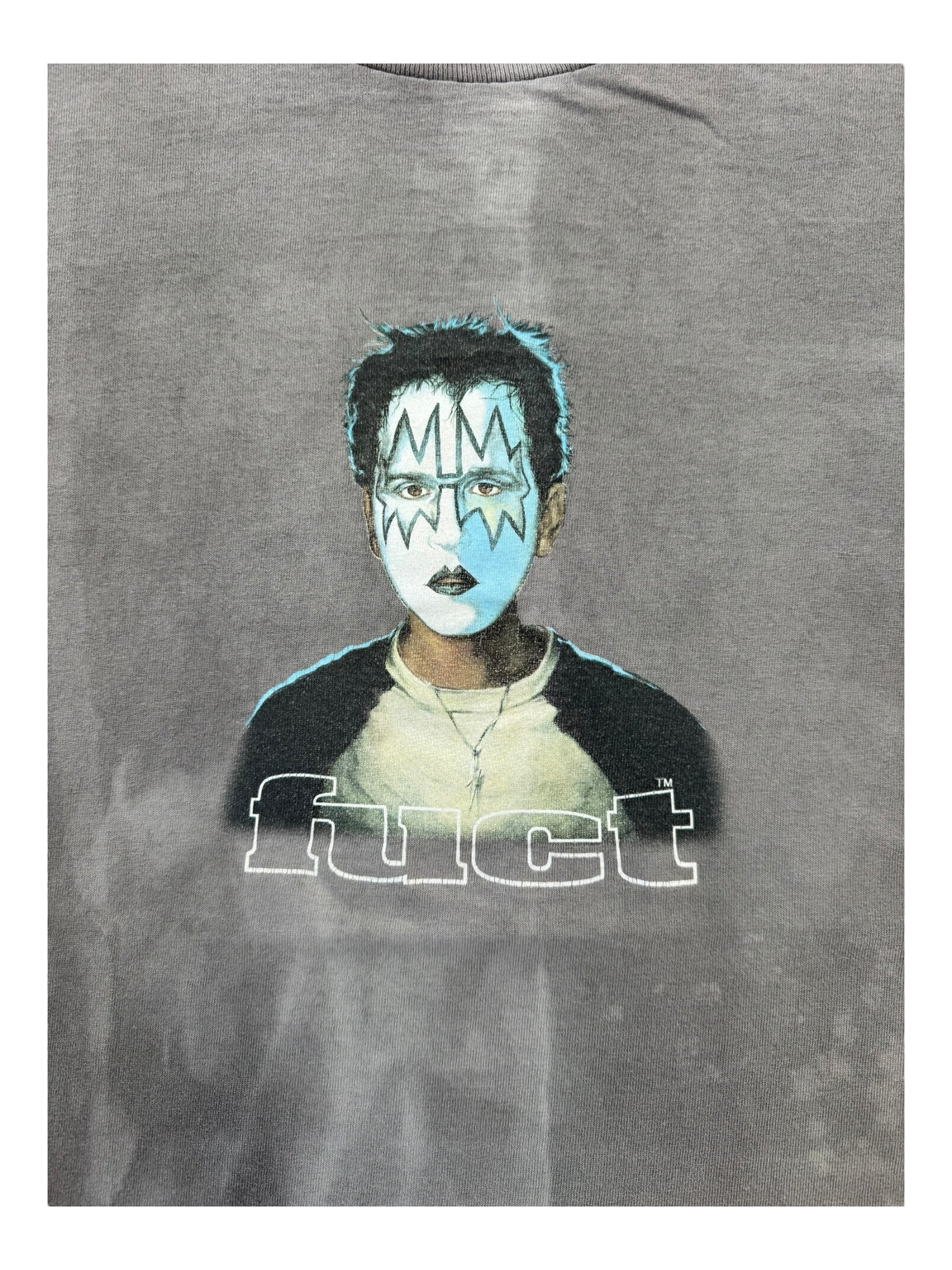 Fuct 90s Erik Brunetti Ace Frehley Makeup Faded Size Large