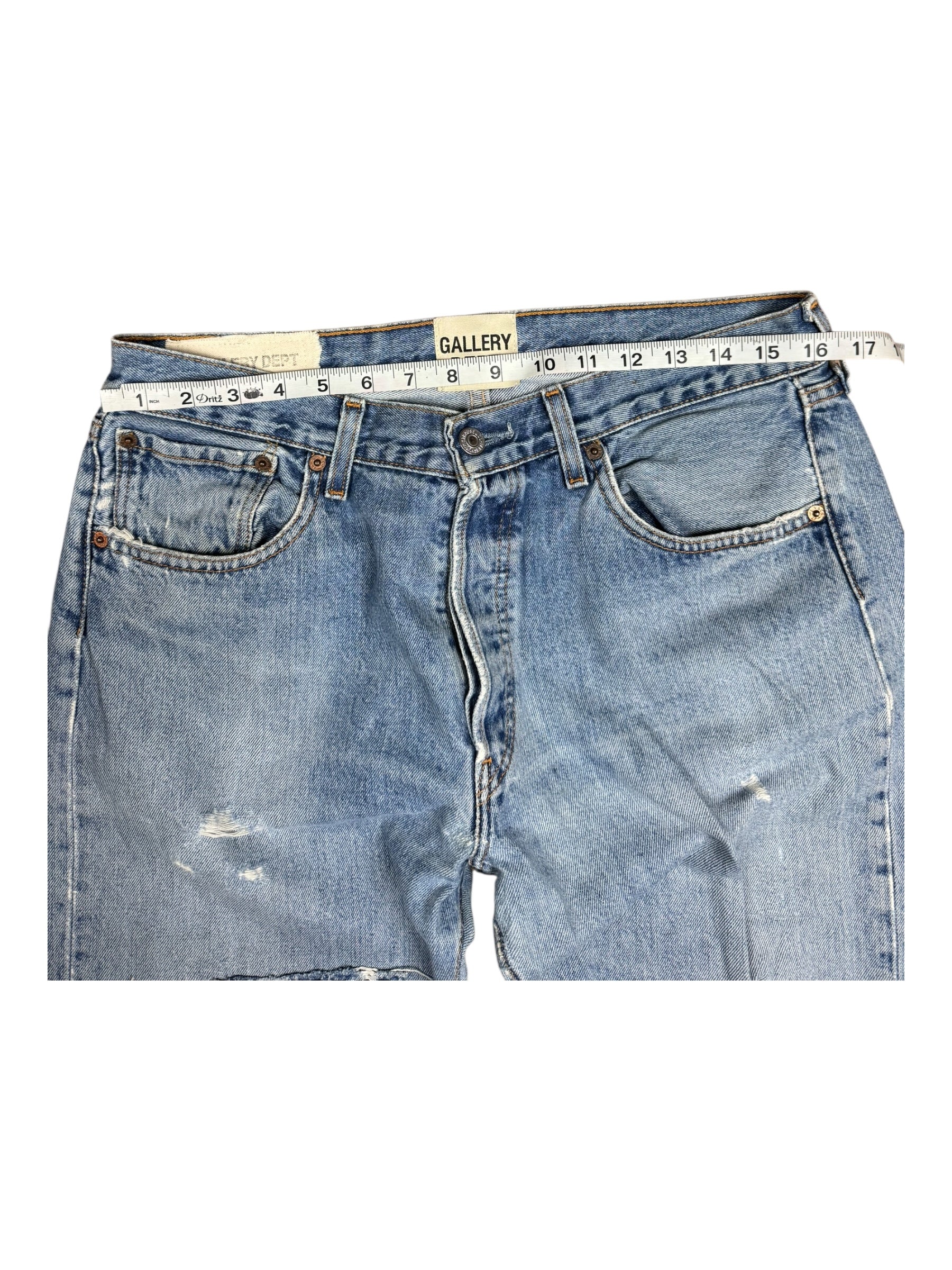 Galllery Dept x Levis Patchwork Denim Jeans SIze 32