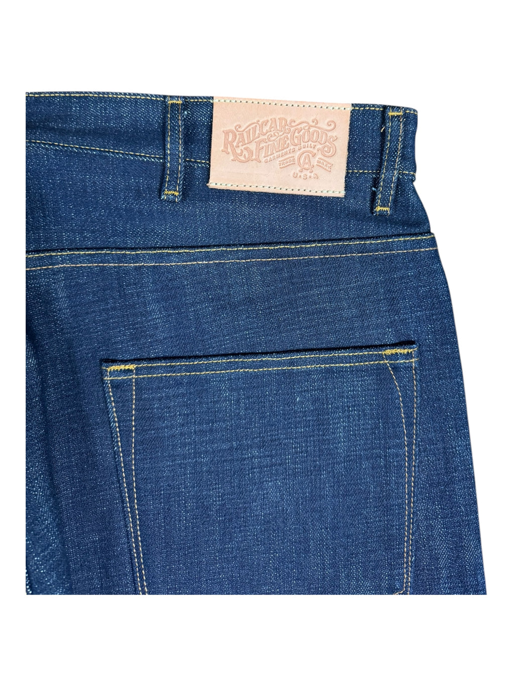 Railcar Fine Goods Monrovia USA Selvedge Jeans Mens 42