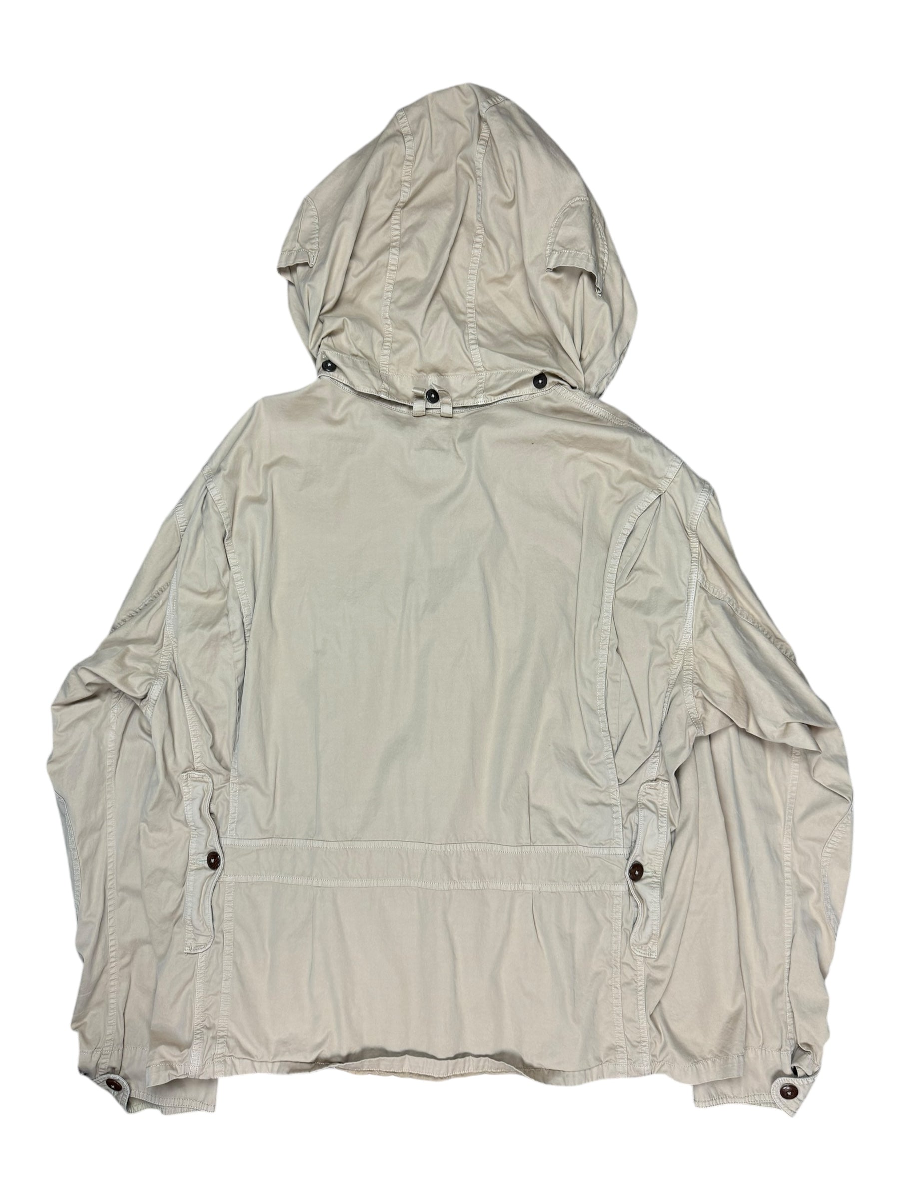 Polo Ralph Lauren 90s Khaki Utility Pocket Jacket Corduroy Collar Size XXL