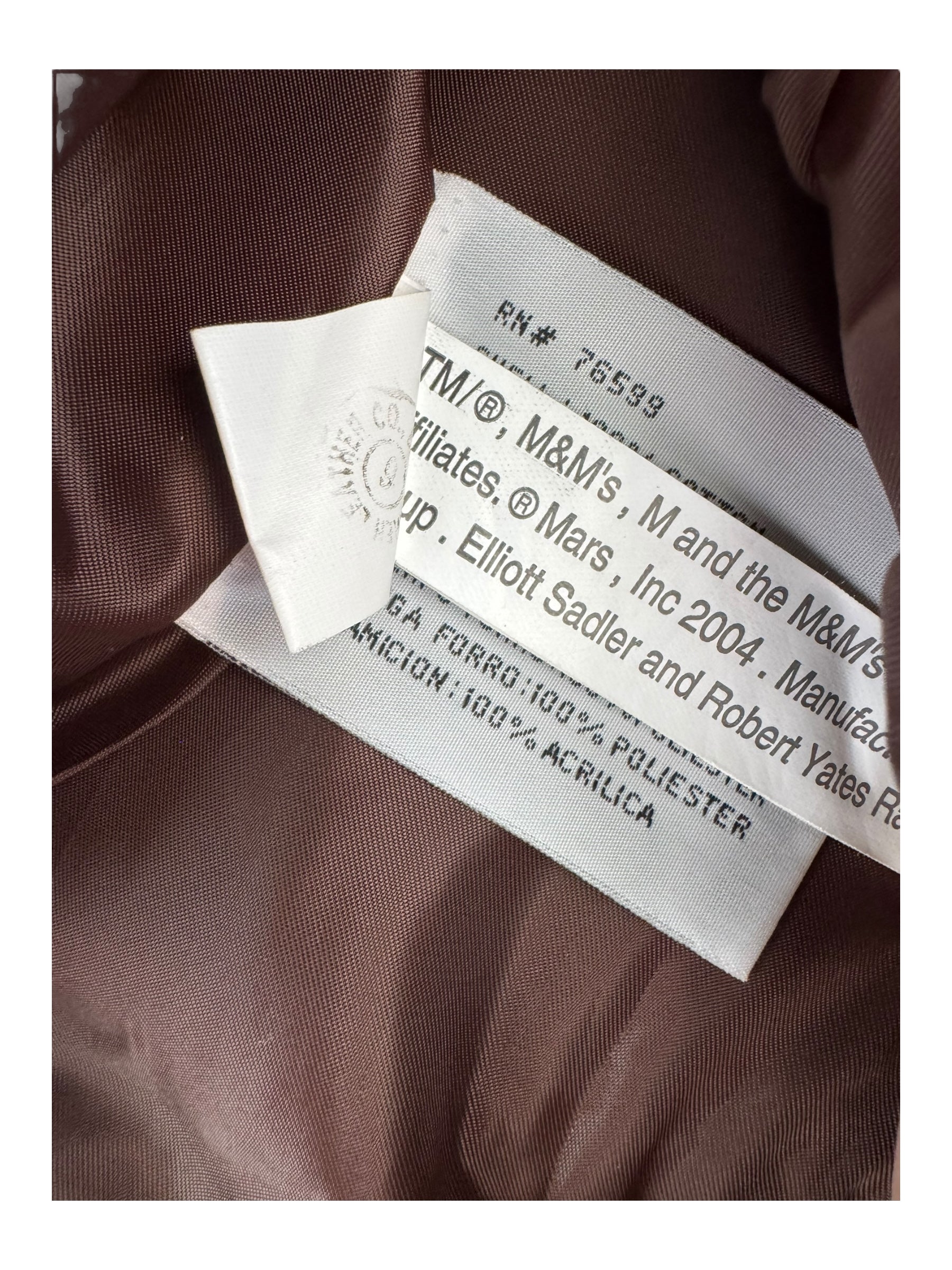 Jeff Hamilton 00s Yellow JH Designs #38 M&M's Racing Team Jacket Size XL