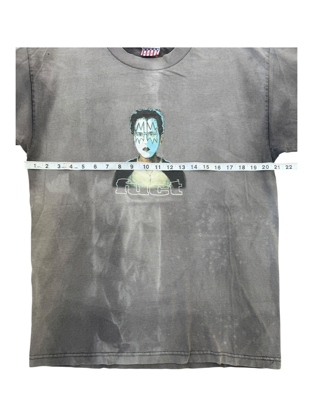 Fuct 90s Erik Brunetti Ace Frehley Makeup Faded Size Large