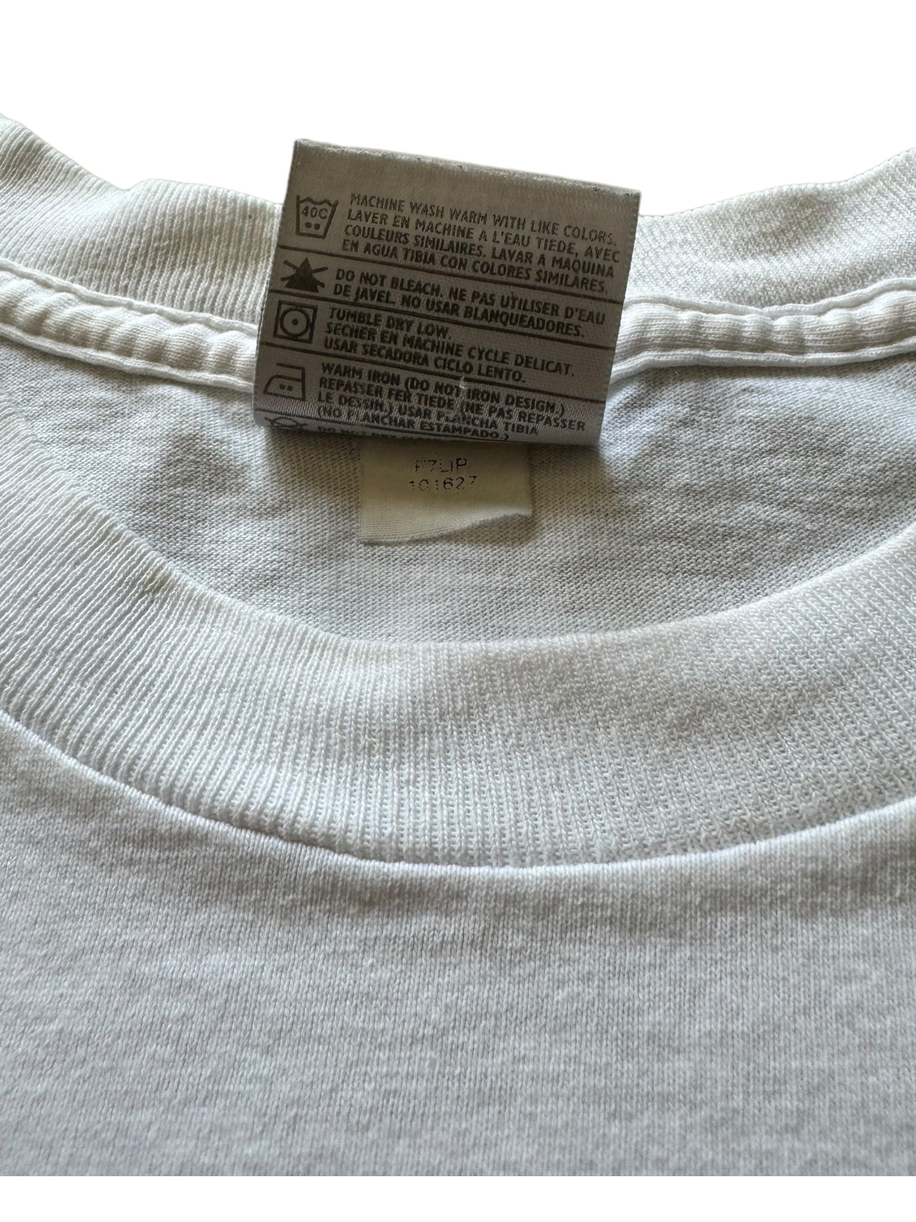 Nike 00s Air Basketball T-Shirt Mens X-Large White w/ Grey Nike Tag