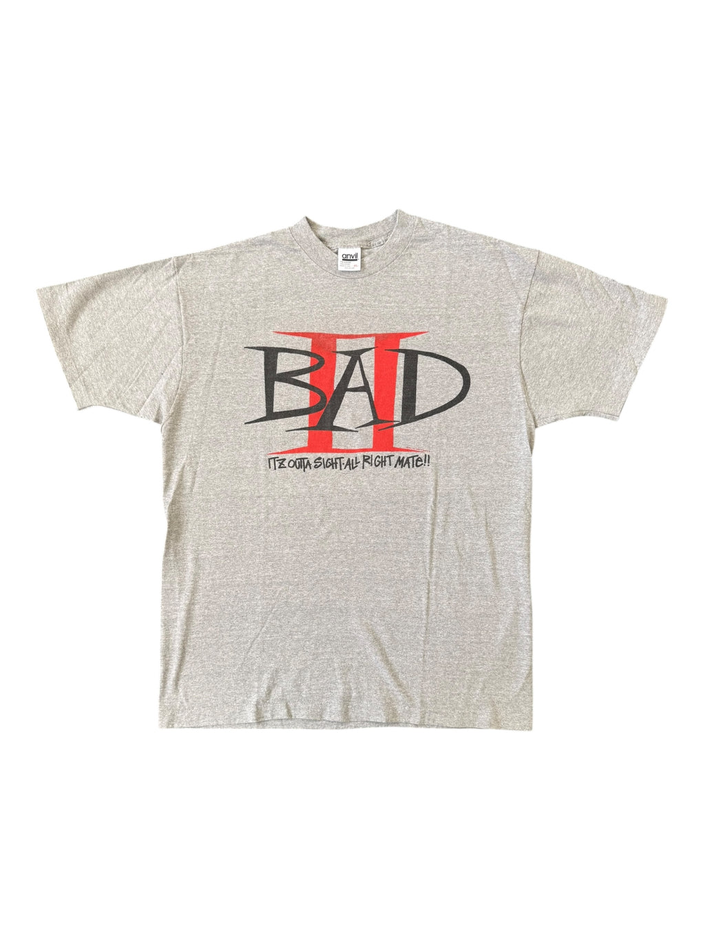 Big Audio Dynamite 90s B.A.D. II Grey T-Shirt Size XL
