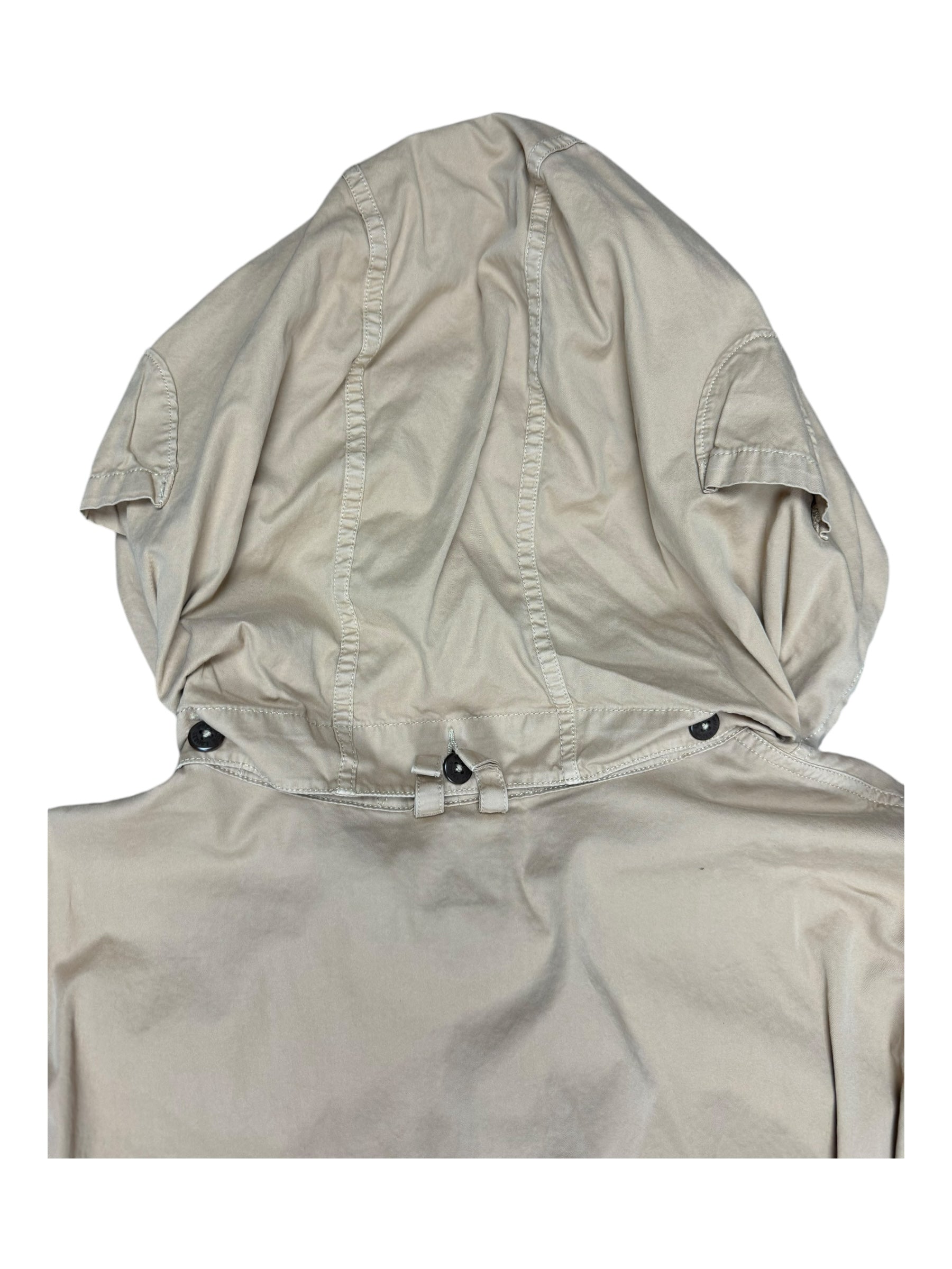 Polo Ralph Lauren 90s Khaki Utility Pocket Jacket Corduroy Collar Size XXL