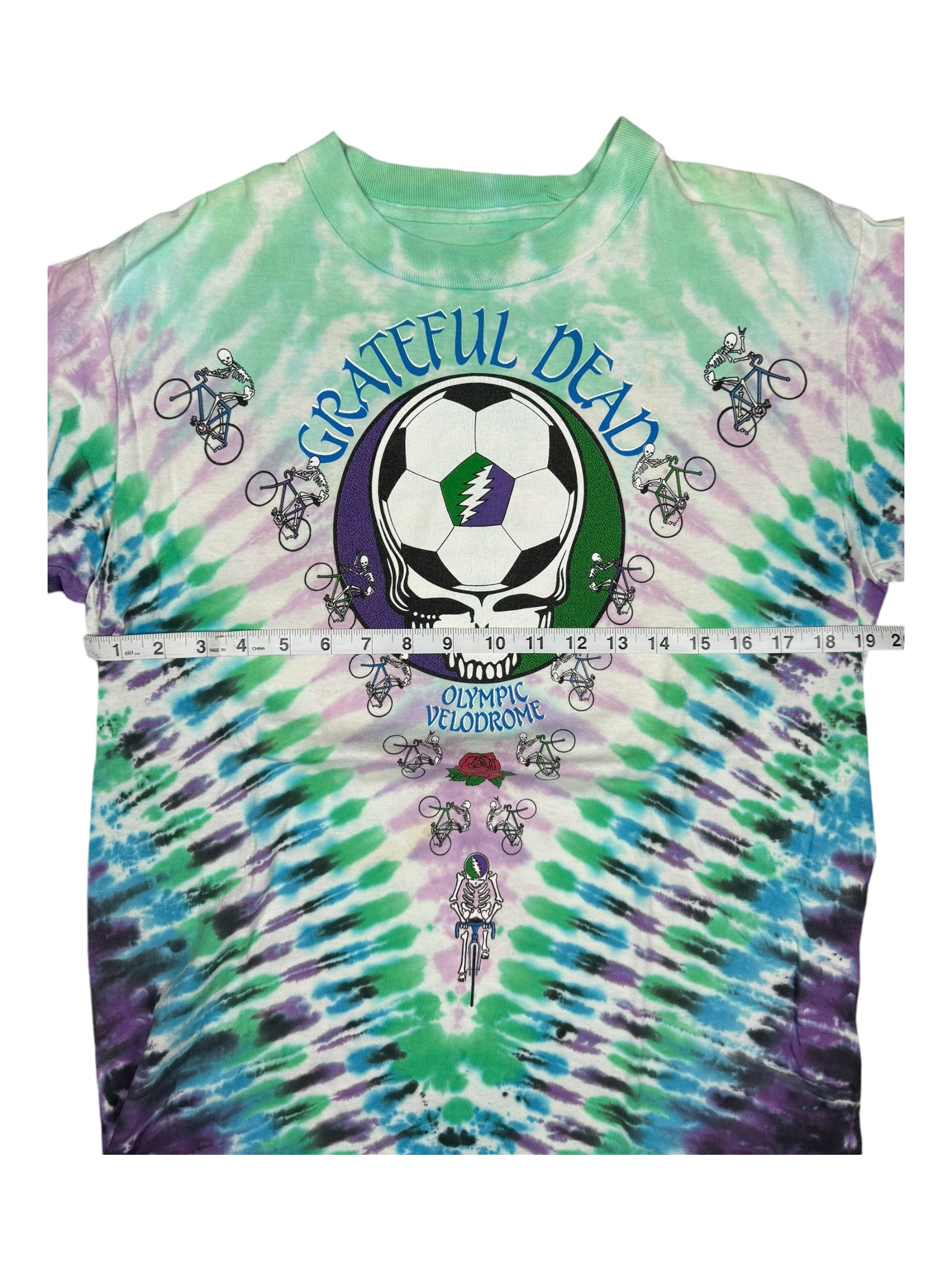 Grateful Dead 1990 Playin in the Field Los Angeles May 5, 6 Soccer Size M/L