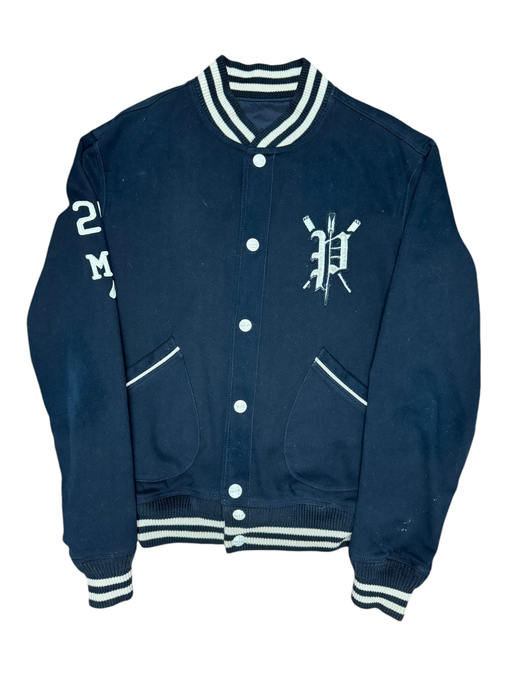 Polo Ralph Lauren 90s Reversible Letterman Jacket Size Medium