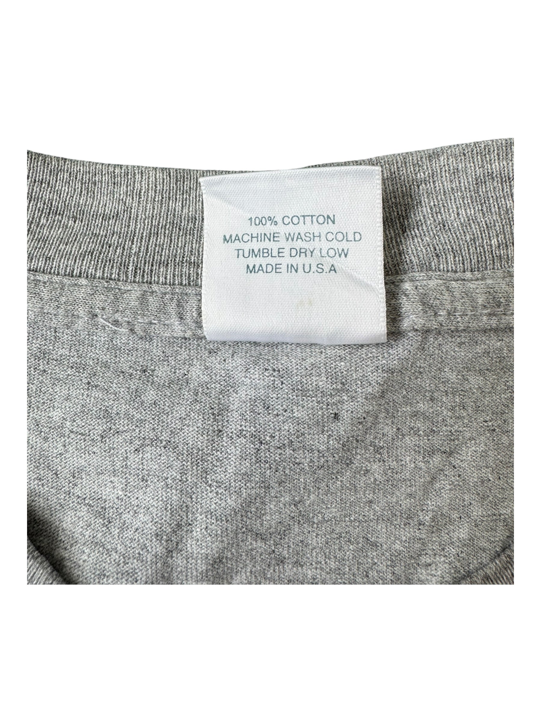 Union 90s Futura CDLEX Experimental Grey T-Shirt Size Large