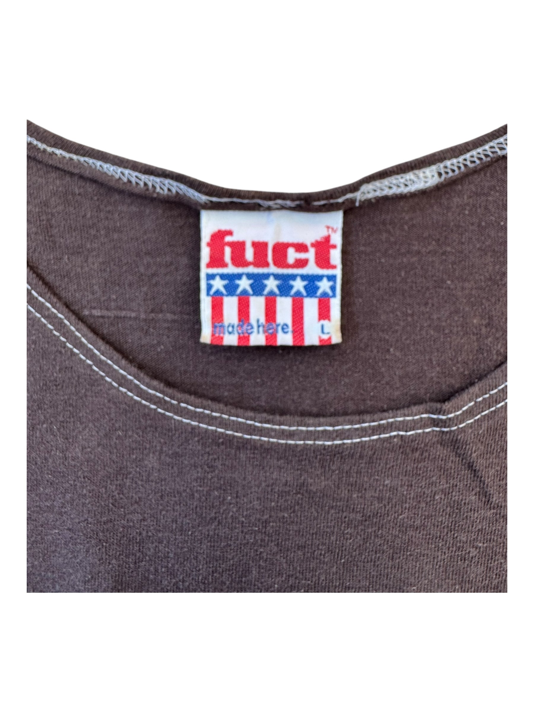 Fuct 90s Brown Goodfellas Tank Top Size Large