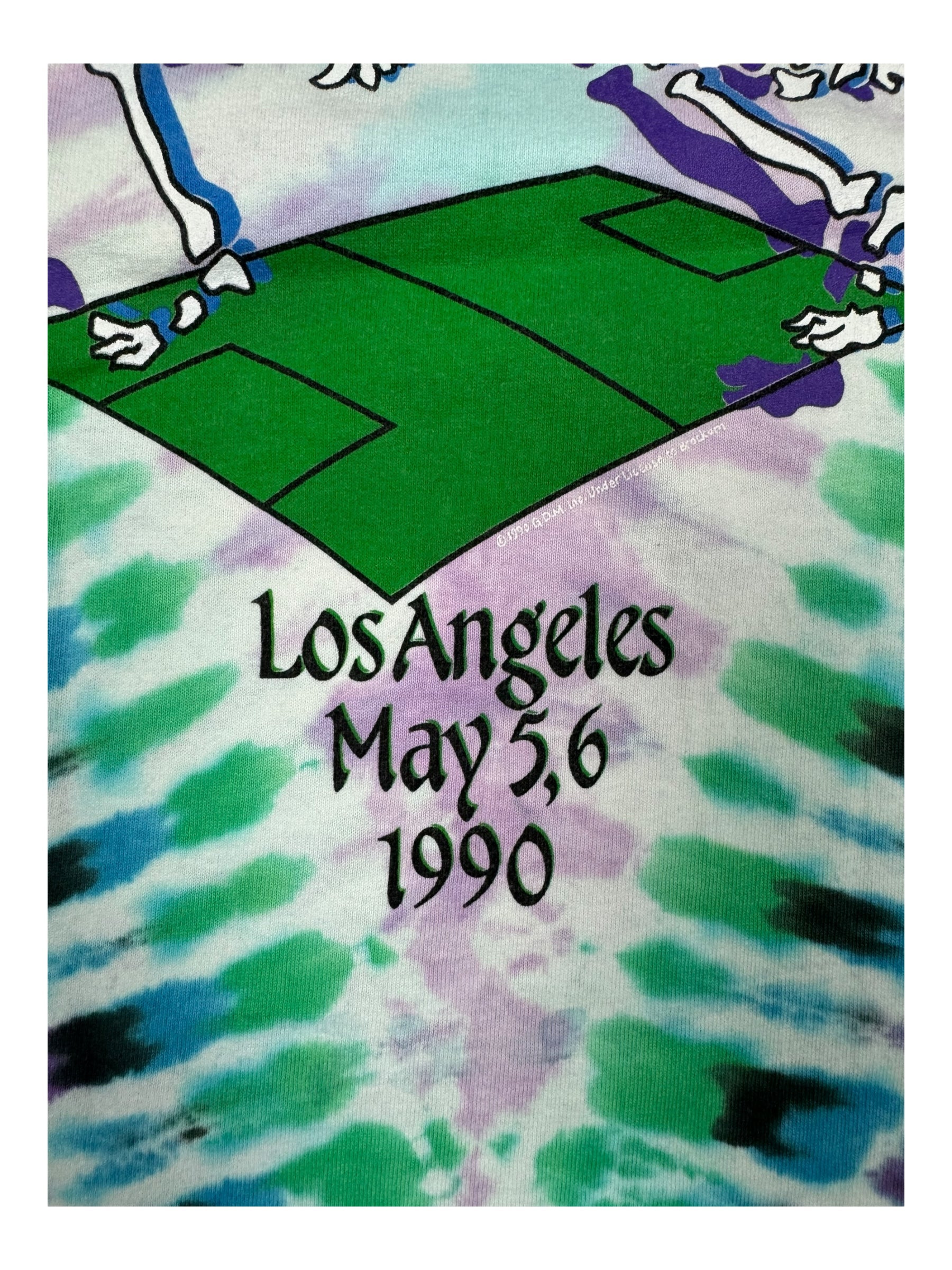 Grateful Dead 1990 Playin in the Field Los Angeles May 5, 6 Soccer Size M/L