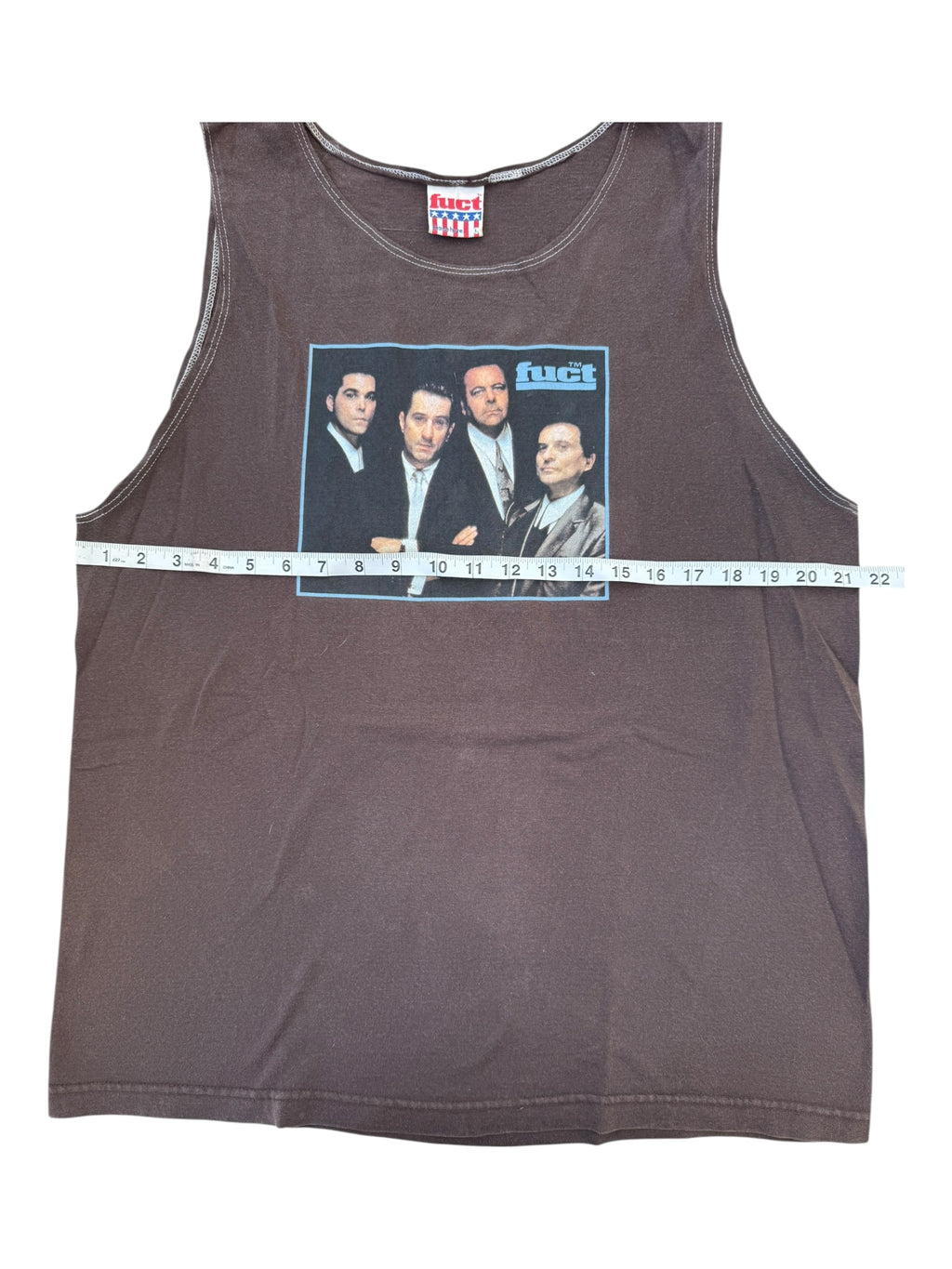 Fuct 90s Brown Goodfellas Tank Top Size Large
