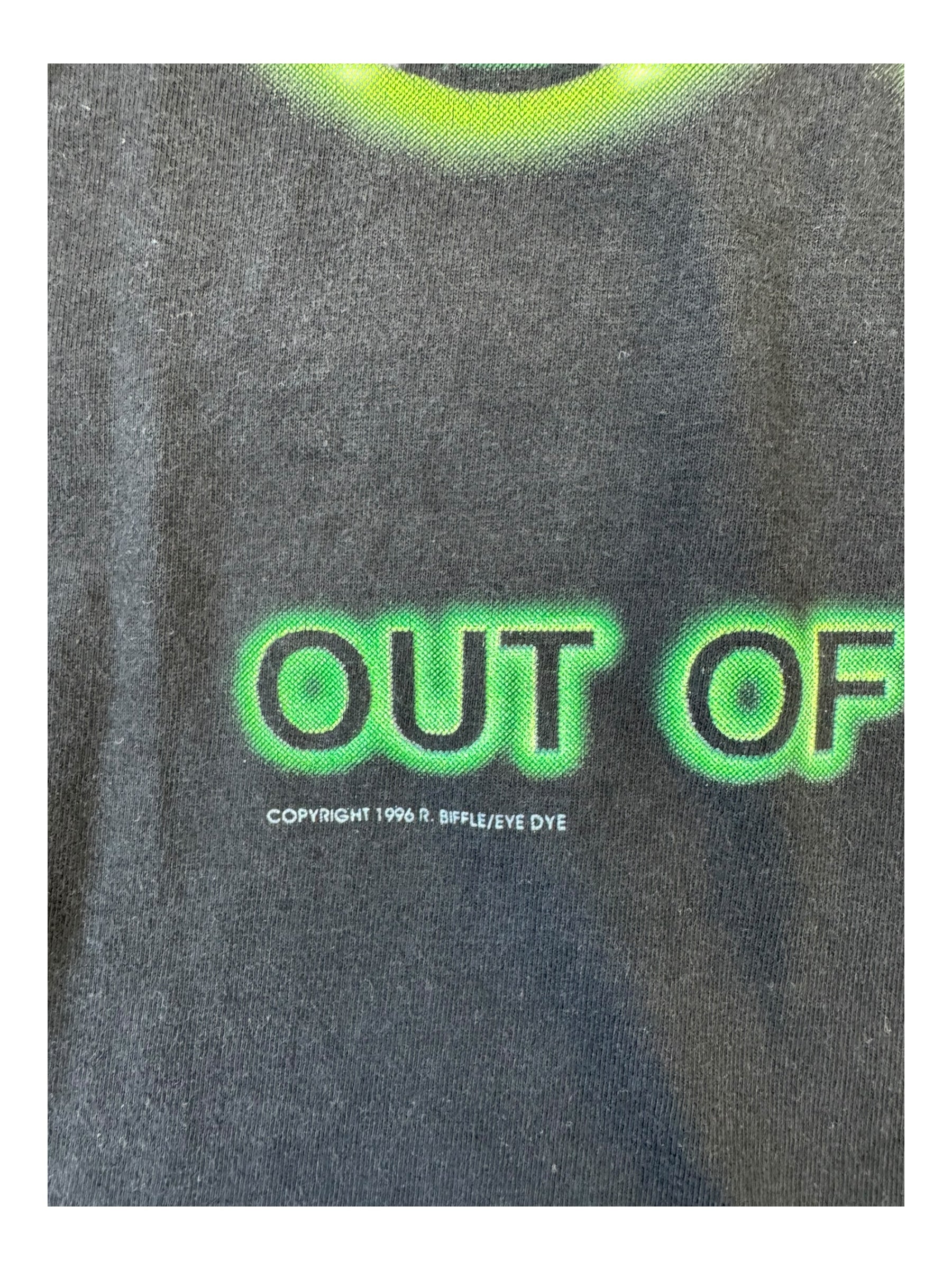 Aliens 90s Out of this World Pepsi Black T-Shirt Alien Workshop Tag Size Large