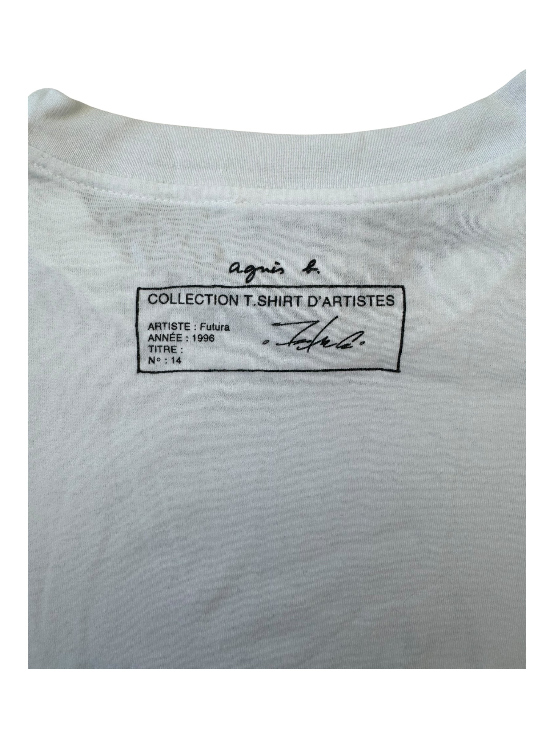 Futura 90s White Futura x Agnes B Pointman Size Medium