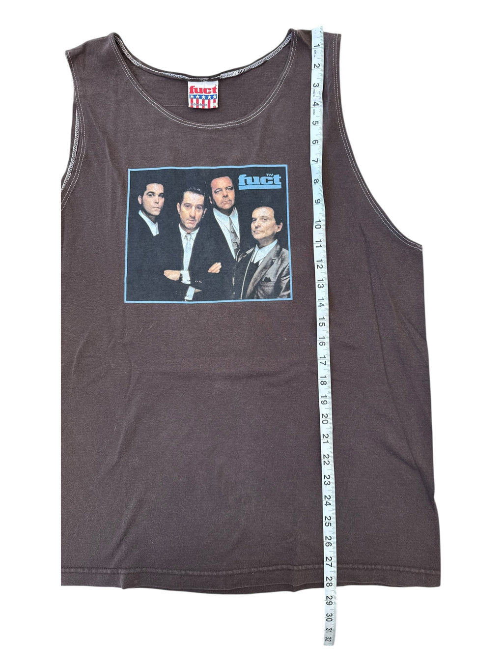 Fuct 90s Brown Goodfellas Tank Top Size Large