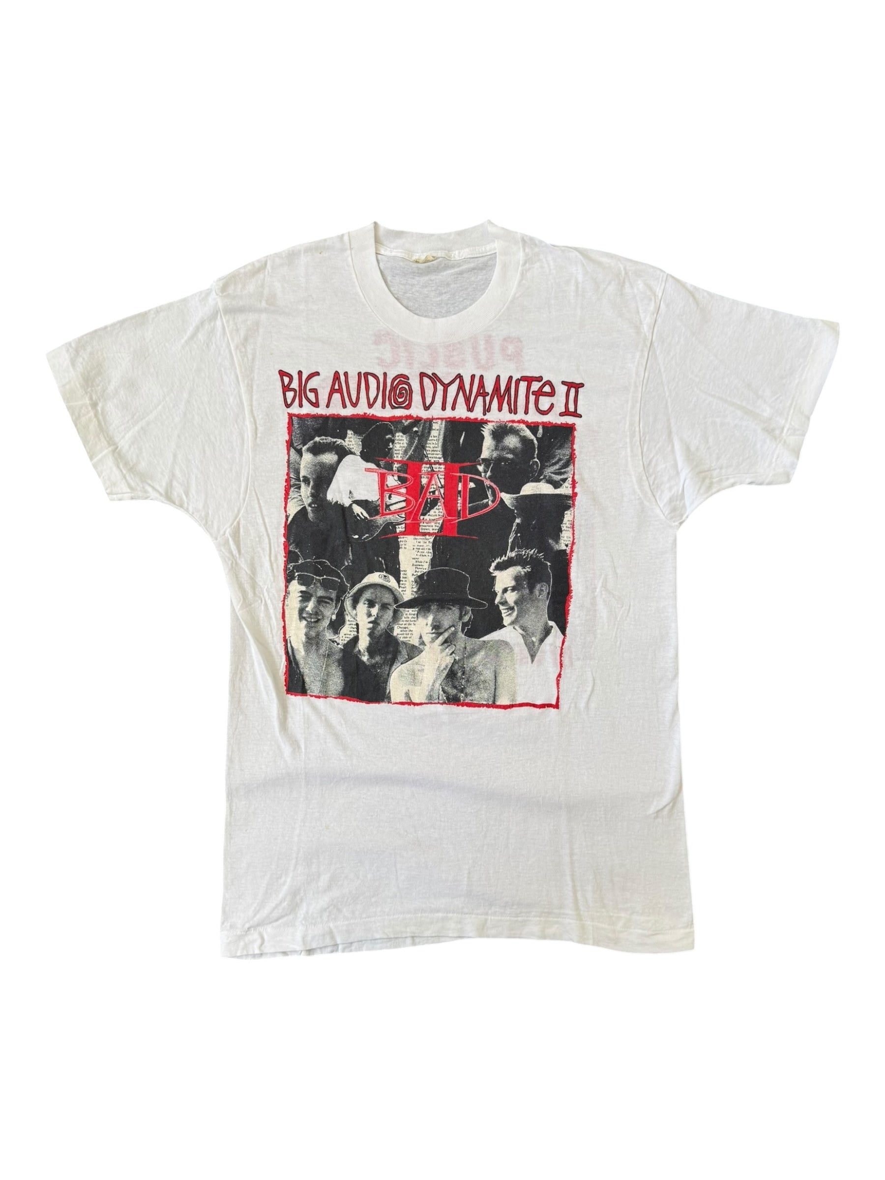 Big Audio Dynamite 80s Public Image Ltd Tour T-Shirt Size Large