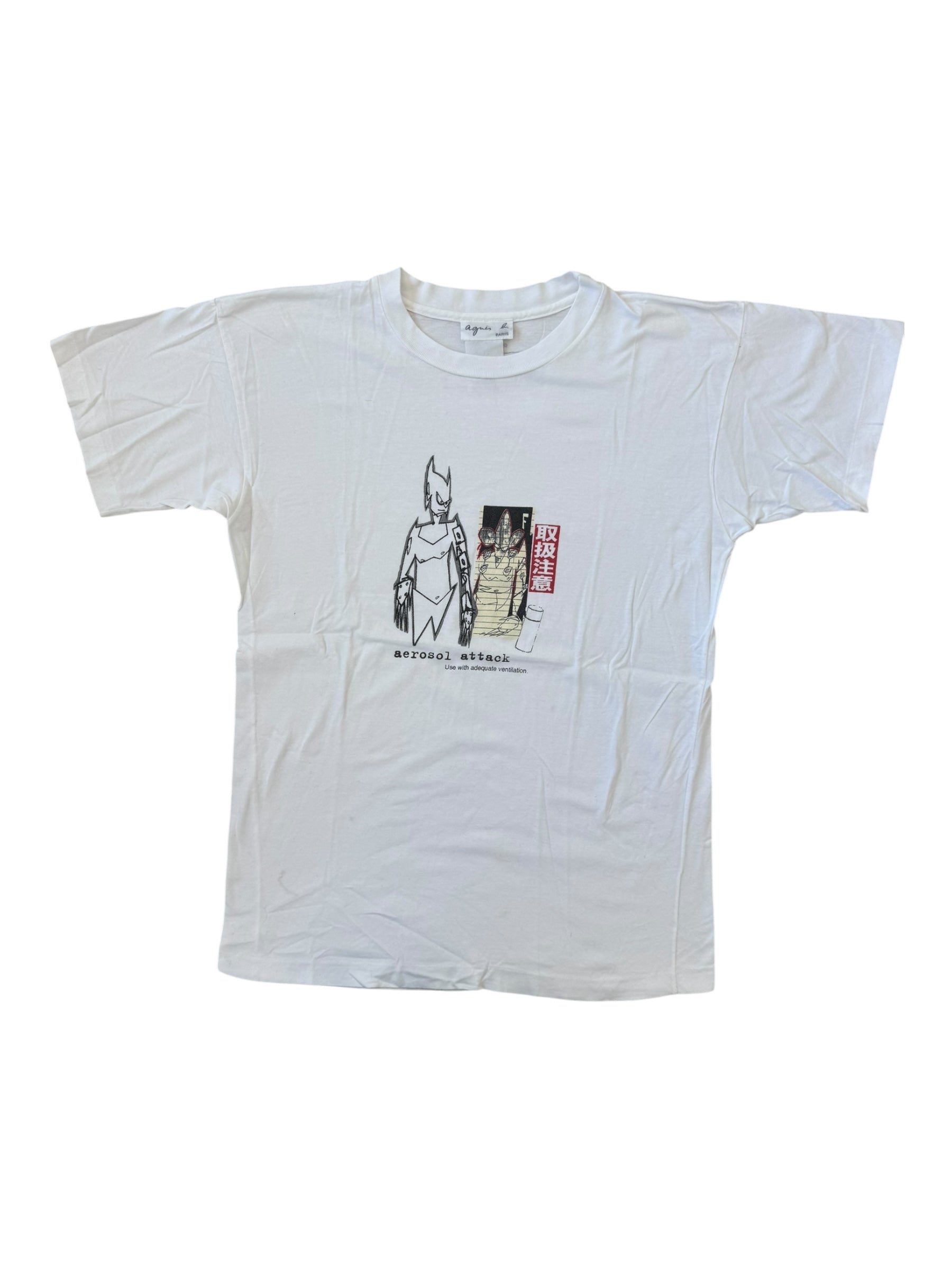 Futura 90s White Futura x Agnes B Pointman Size Large