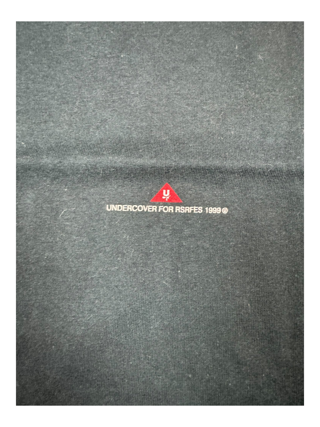 Undercover 90s RSRFES Festival Black T-Shirt Size Small