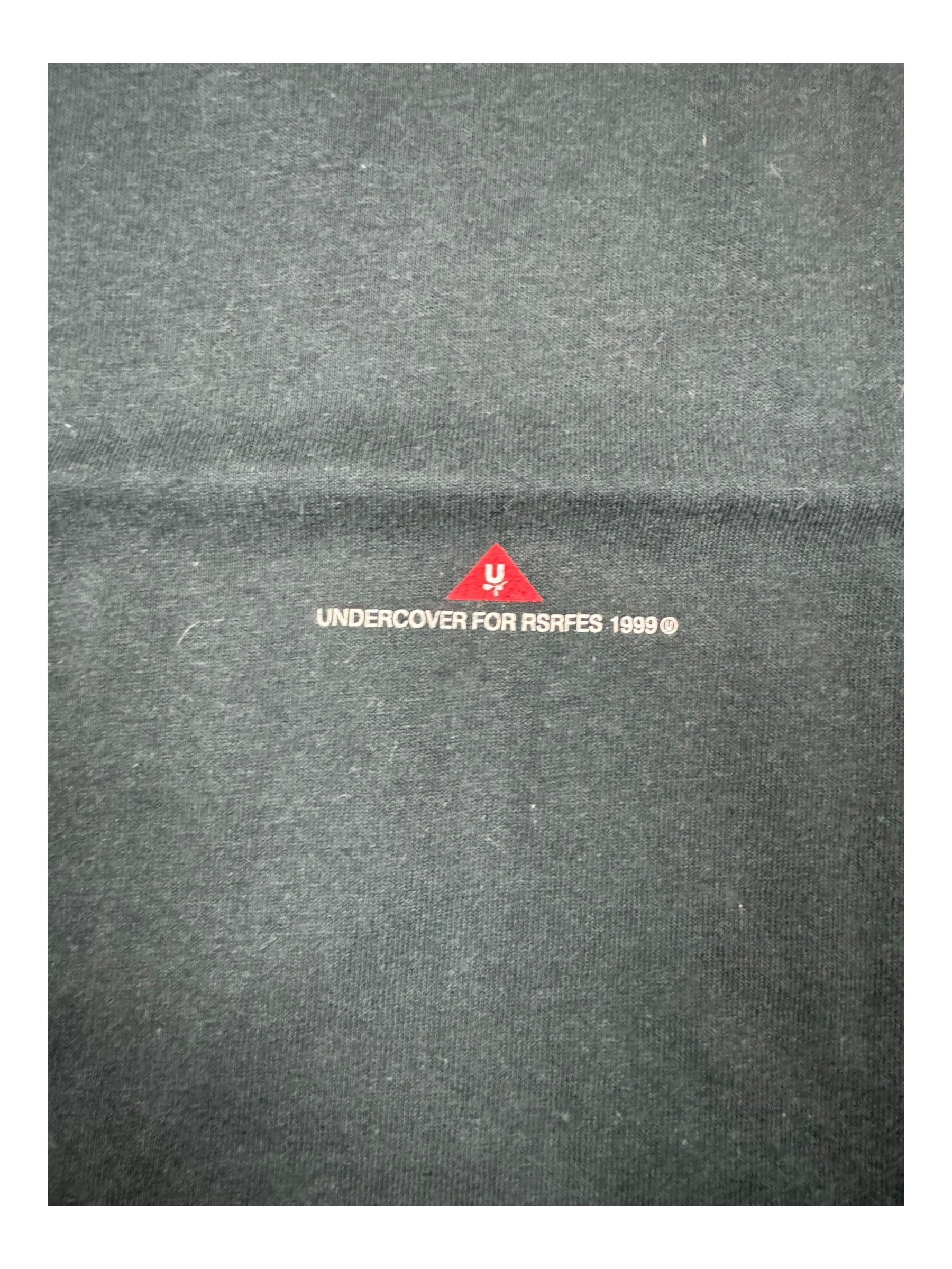 Undercover 90s RSRFES Festival Black T-Shirt Size Small