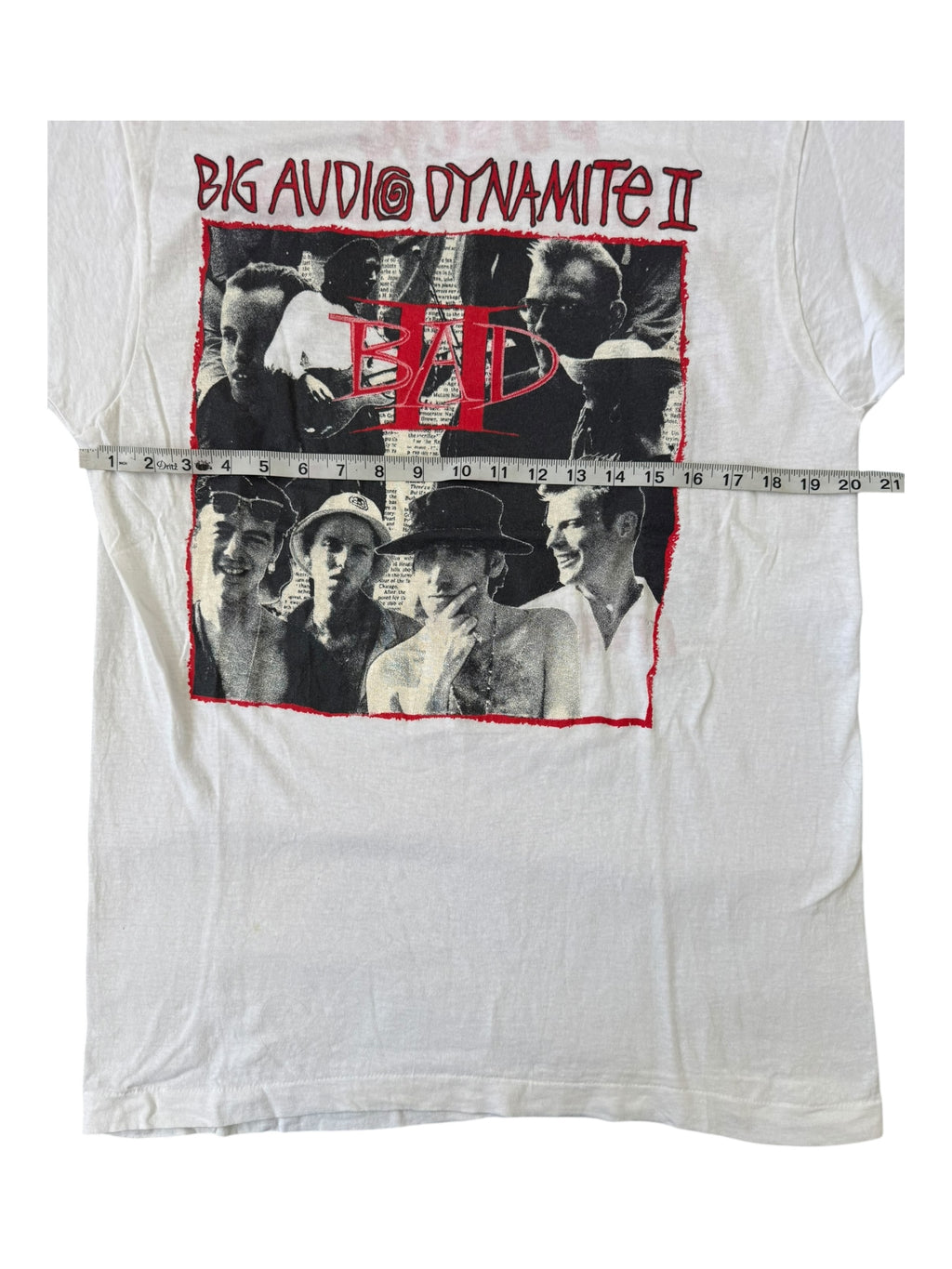 Big Audio Dynamite 80s Public Image Ltd Tour T-Shirt Size Large