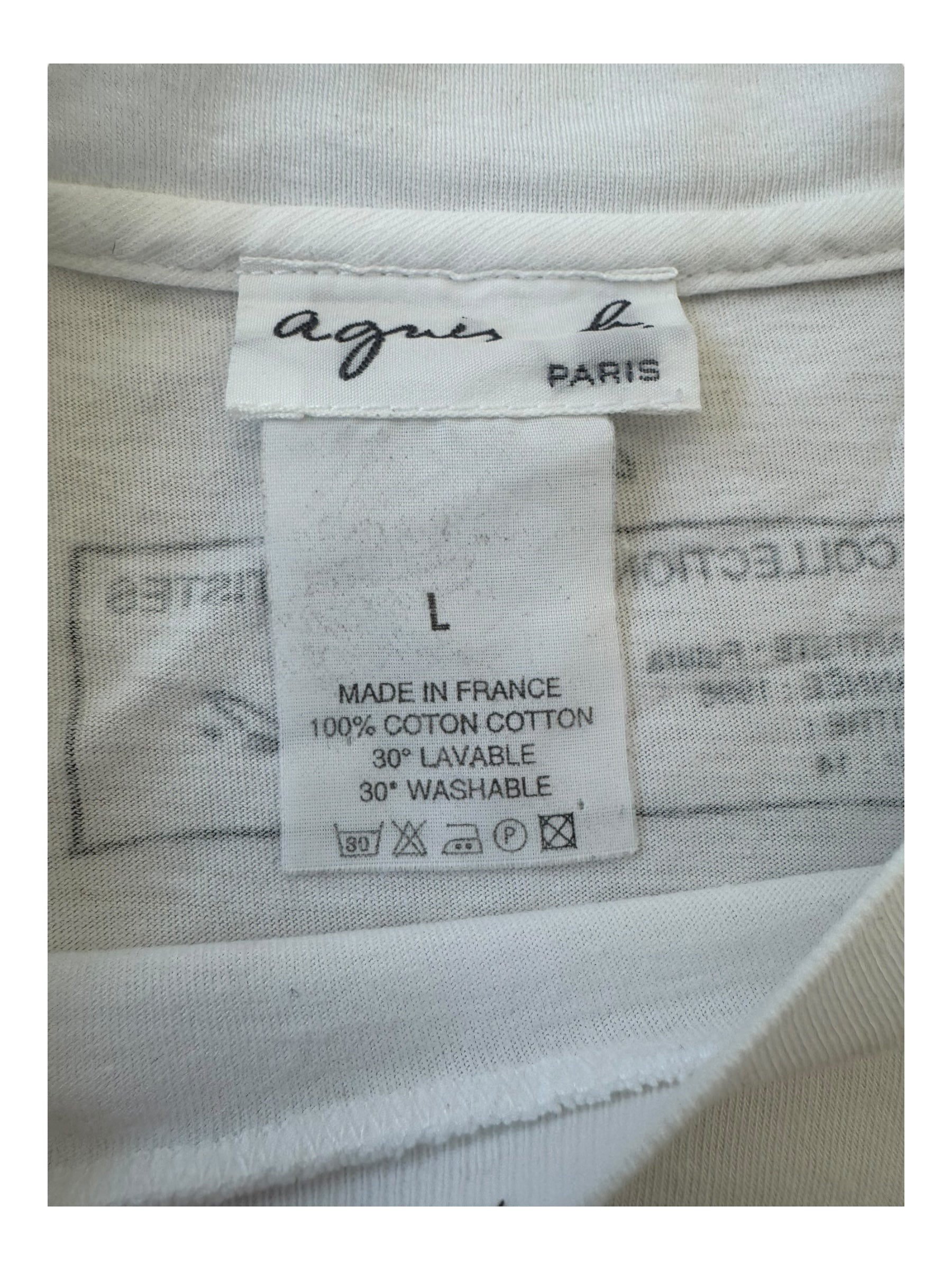 Futura 90s White Futura x Agnes B Pointman Size Large