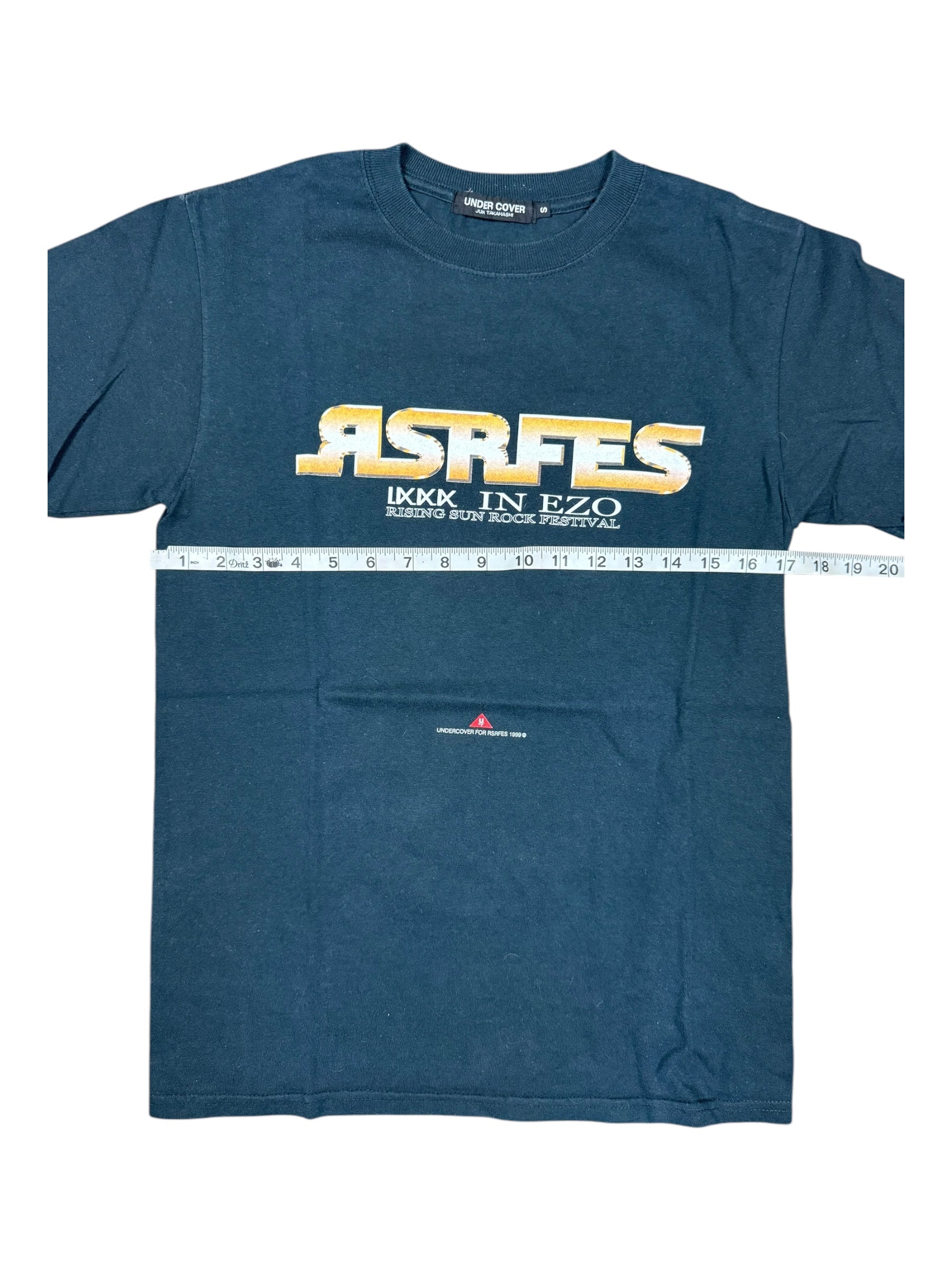 Undercover 90s RSRFES Festival Black T-Shirt Size Small