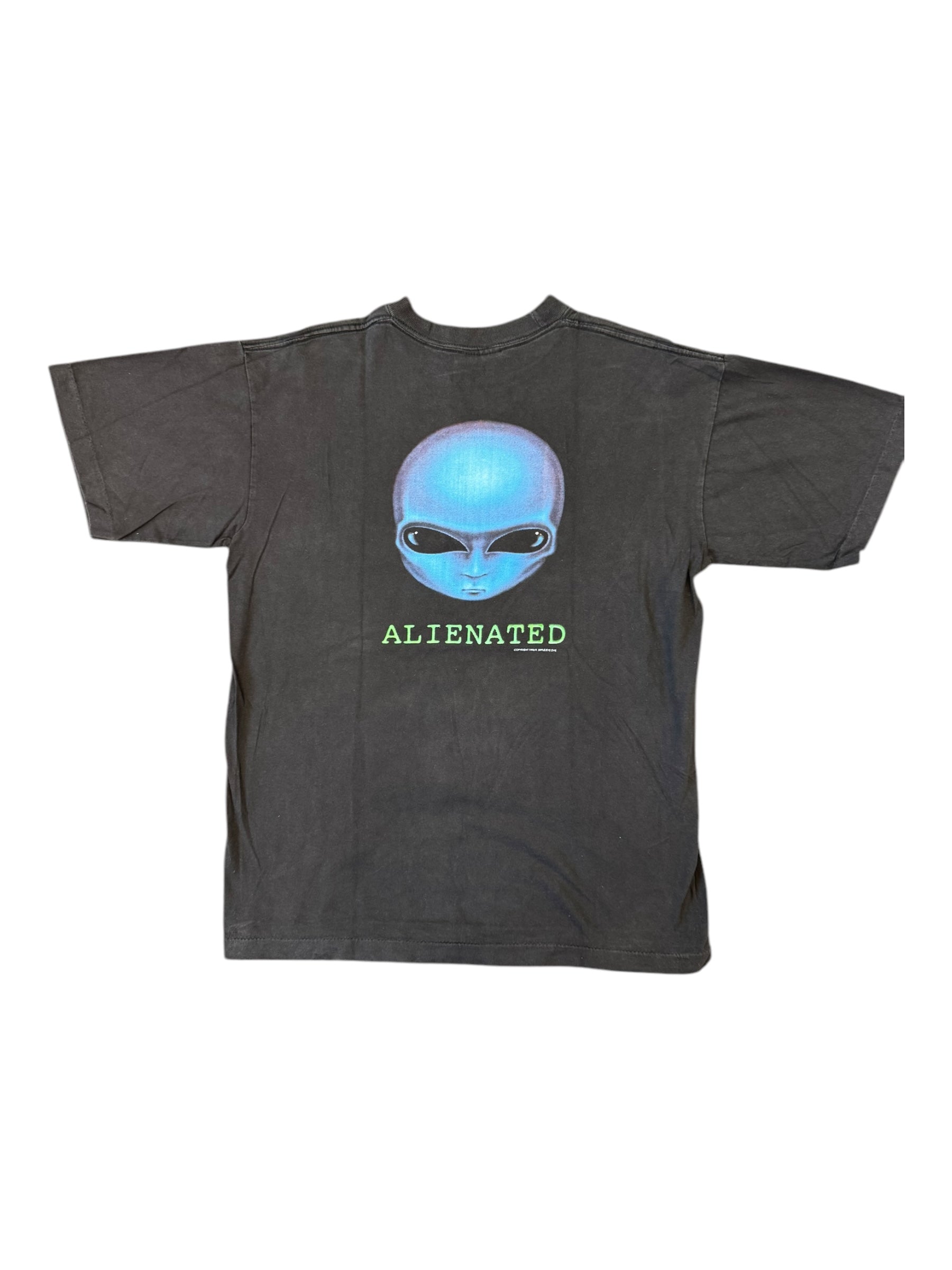 Aliens 90s Out of this World Pepsi Black T-Shirt Alien Workshop Tag Size Large