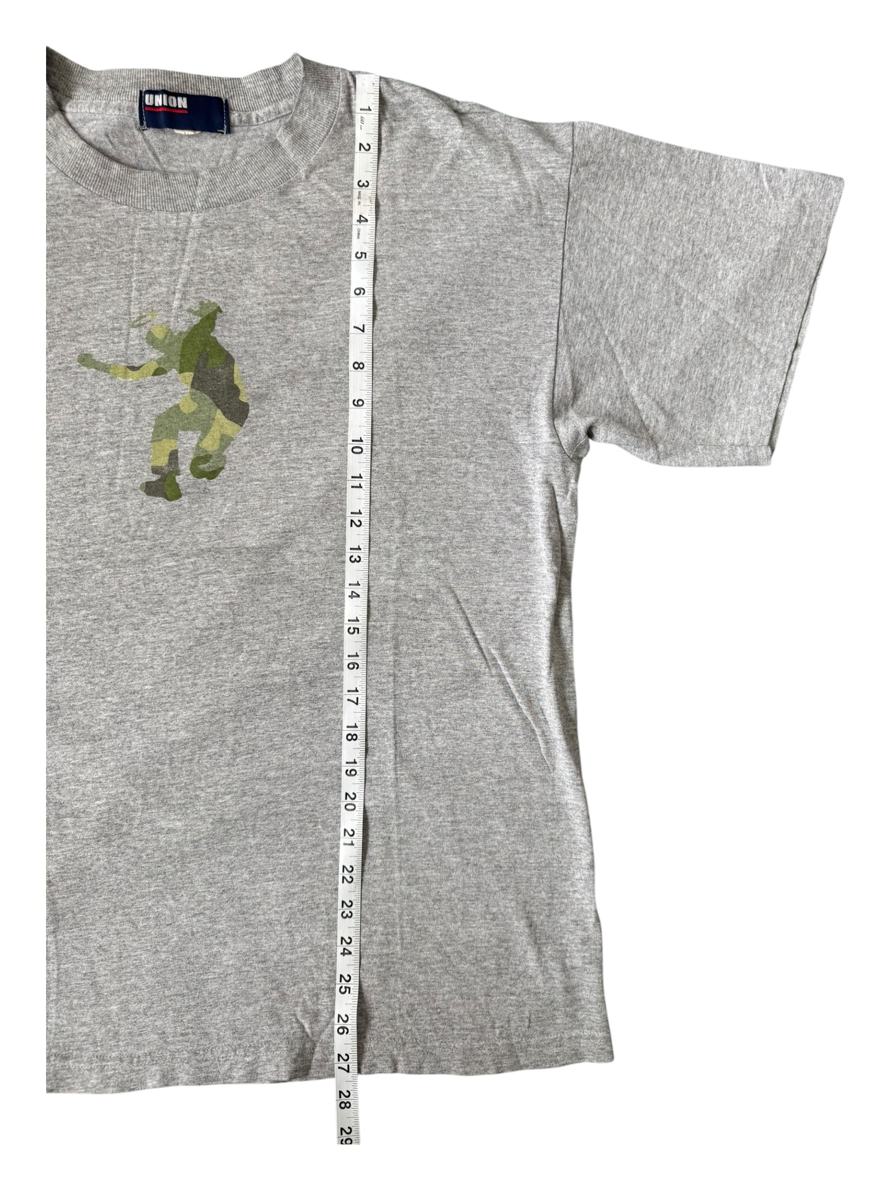 Union 90s Camo Frontman Logo #12 Grey Size XL