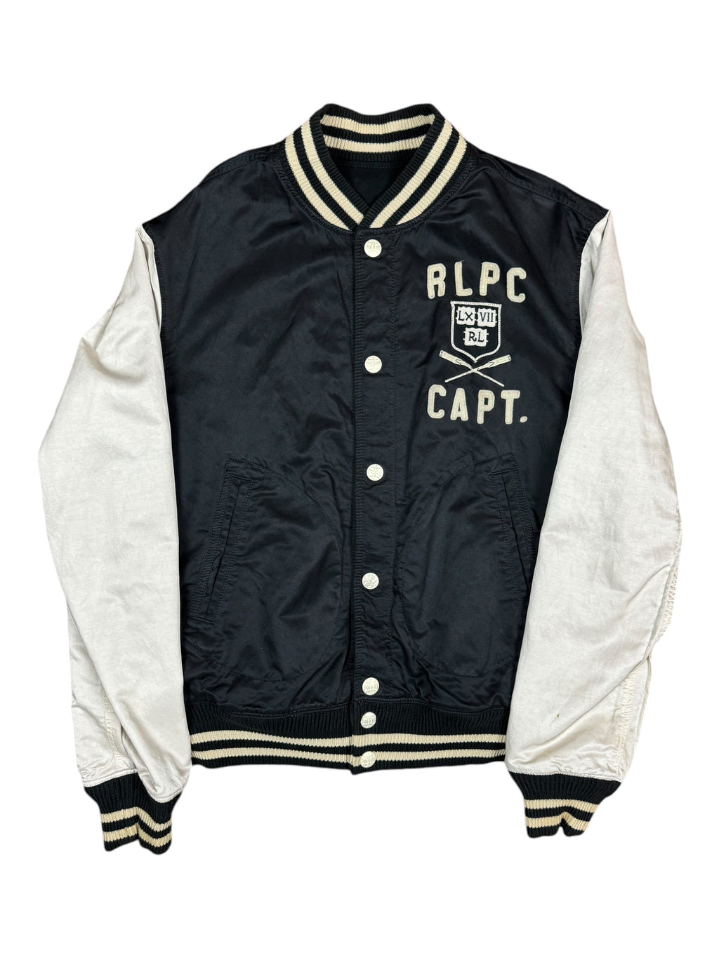Polo Ralph Lauren 90s Reversible Letterman Jacket Size Medium