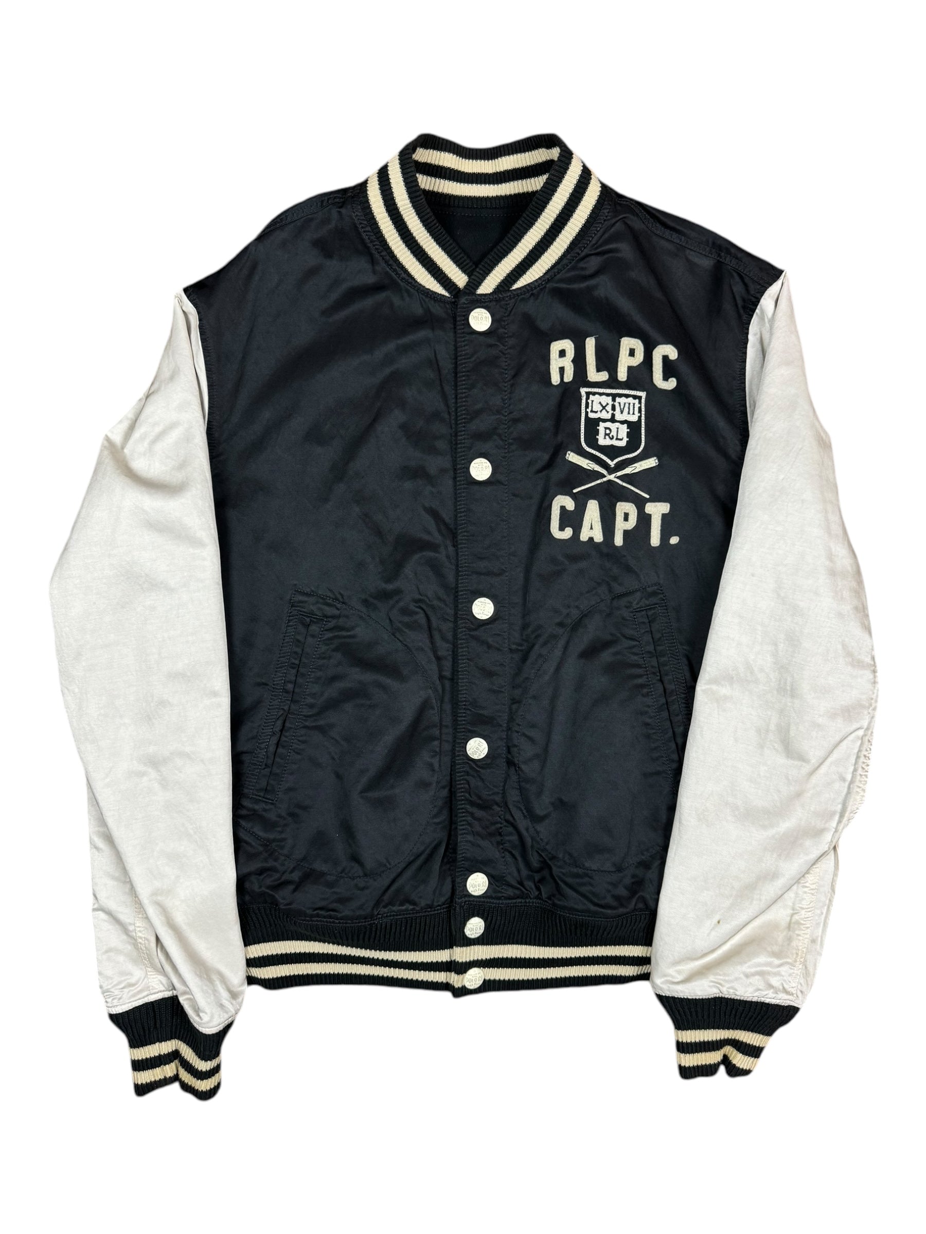 Polo Ralph Lauren 90s Reversible Letterman Jacket Size Medium
