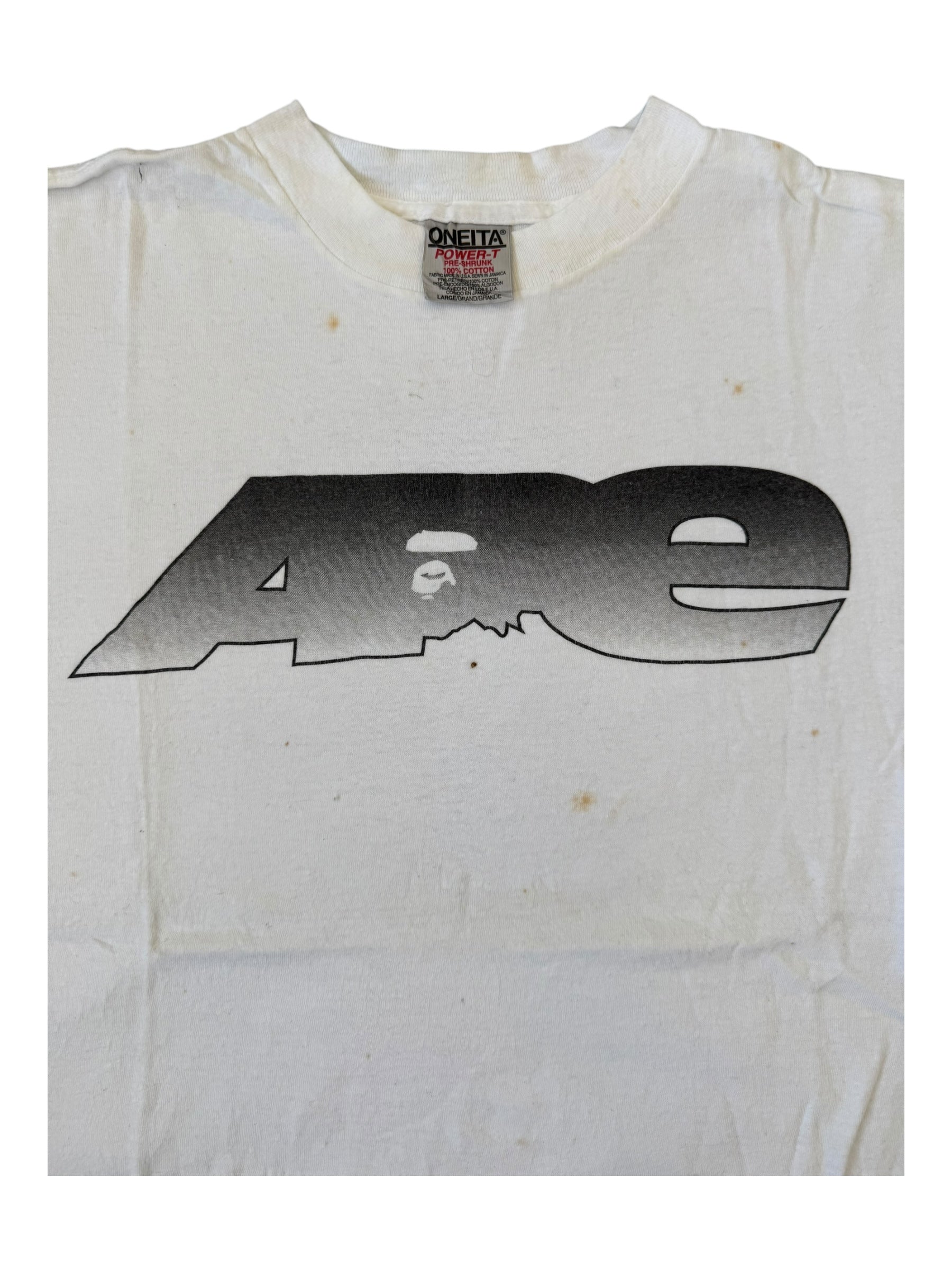 Bape 90s Stash Ape Oneita Size Large