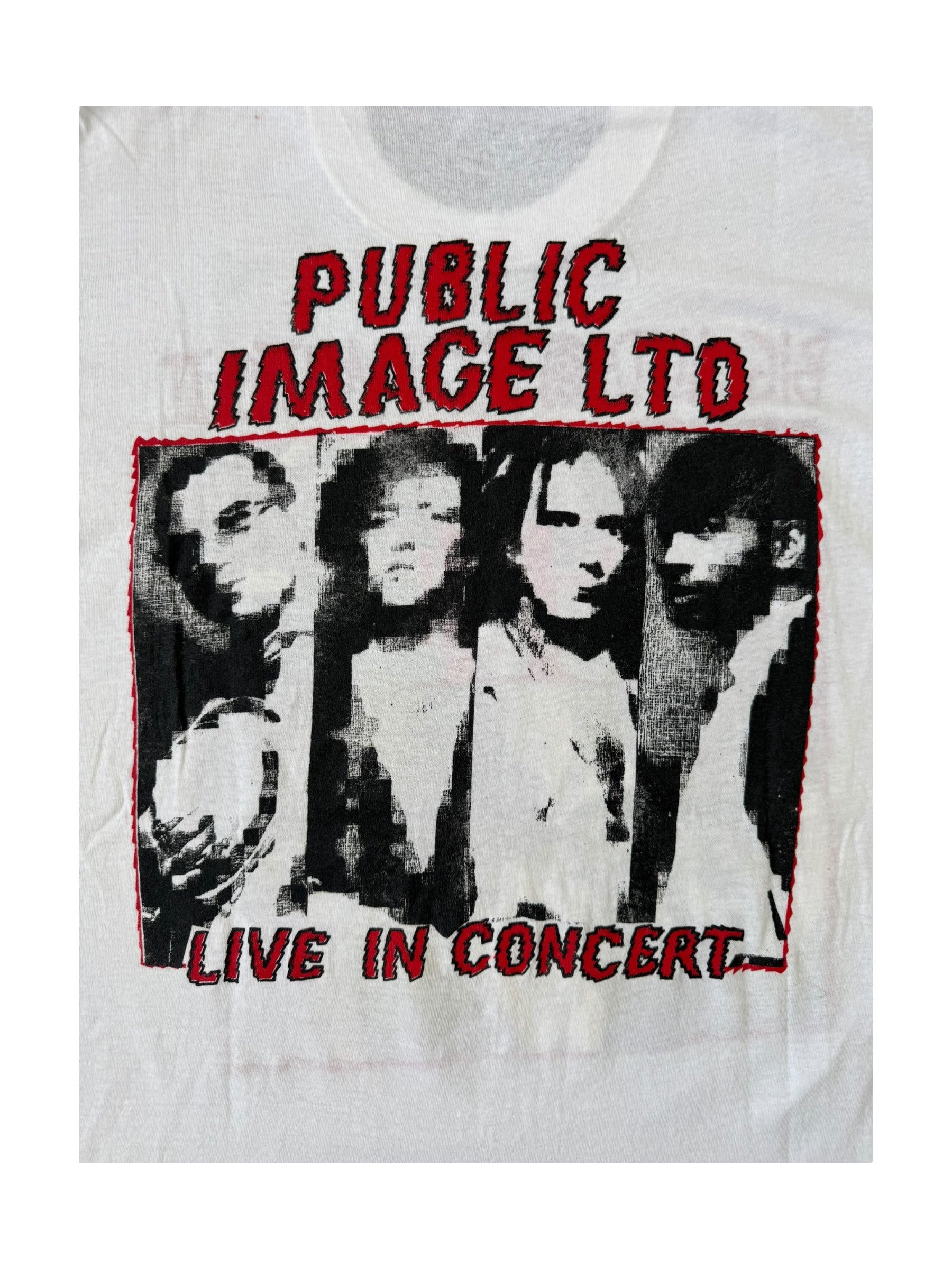 Big Audio Dynamite 80s Public Image Ltd Tour T-Shirt Size Large